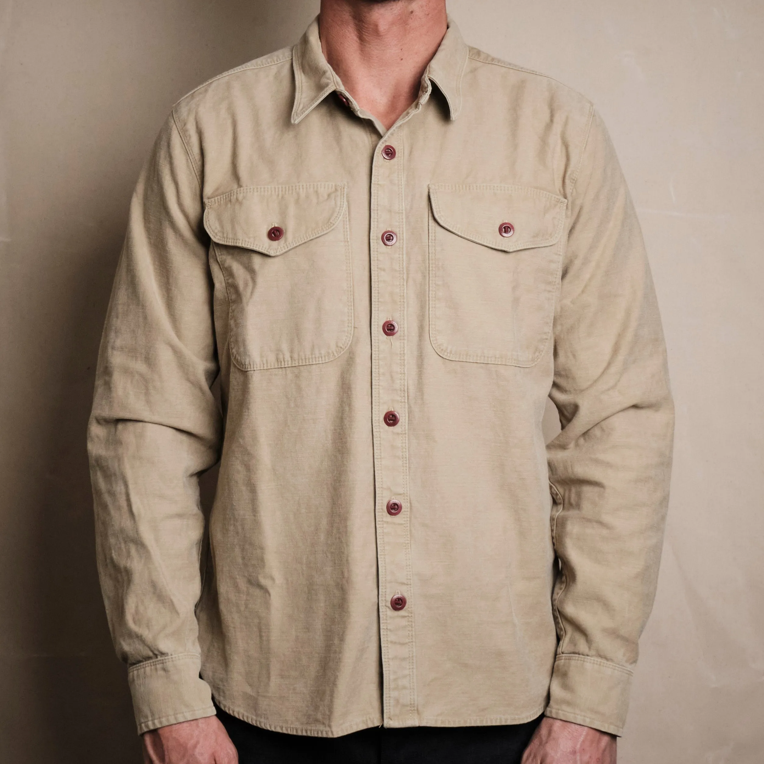 Utility Light Khaki sold by Freenote Cloth product image thumbnail 4