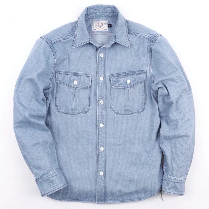 Rancho Bleach Indigo Cord sold by Freenote Cloth