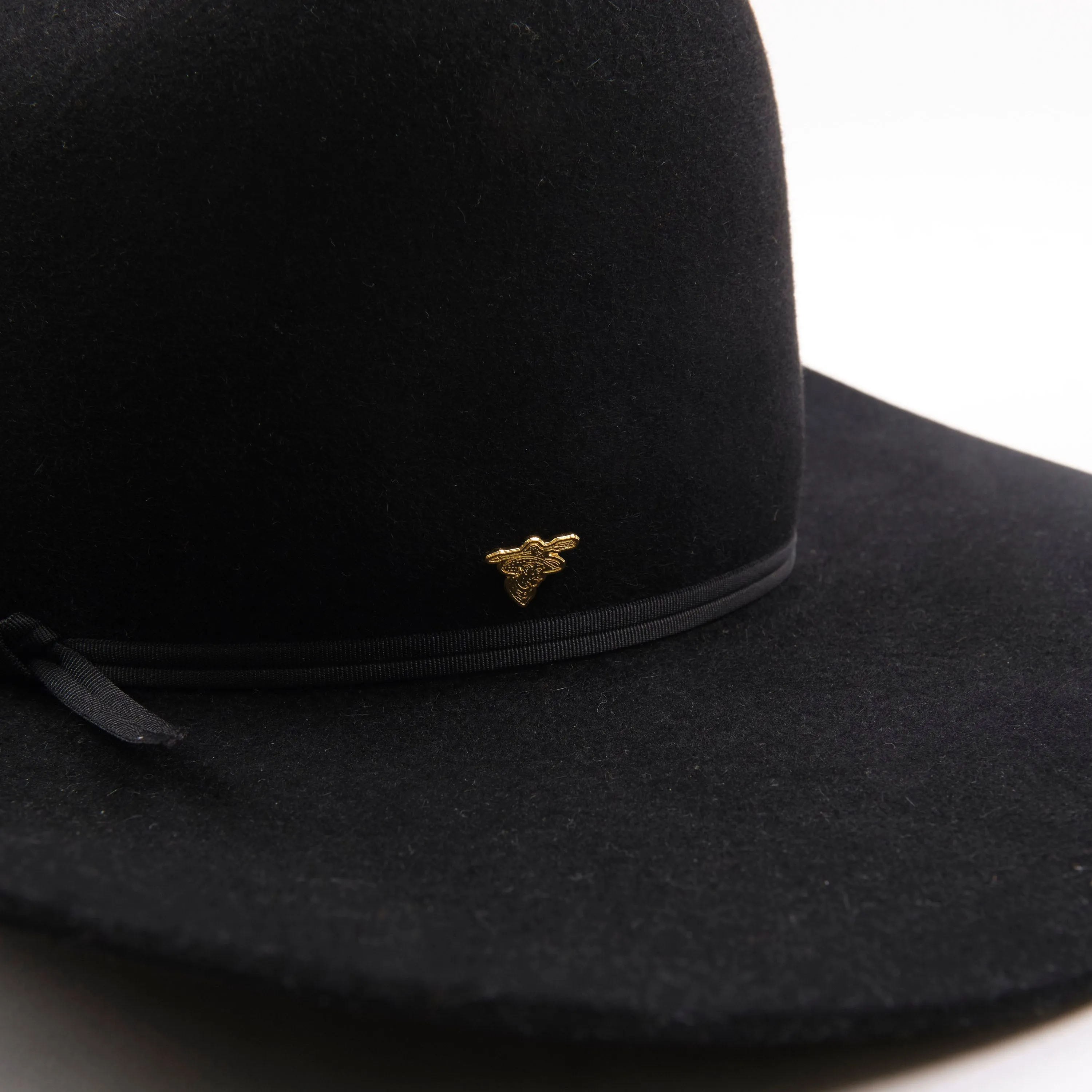 Bowman Hat Co. x Freenote Cloth Cattleman Western Hat Black sold by Freenote Cloth product image thumbnail 3