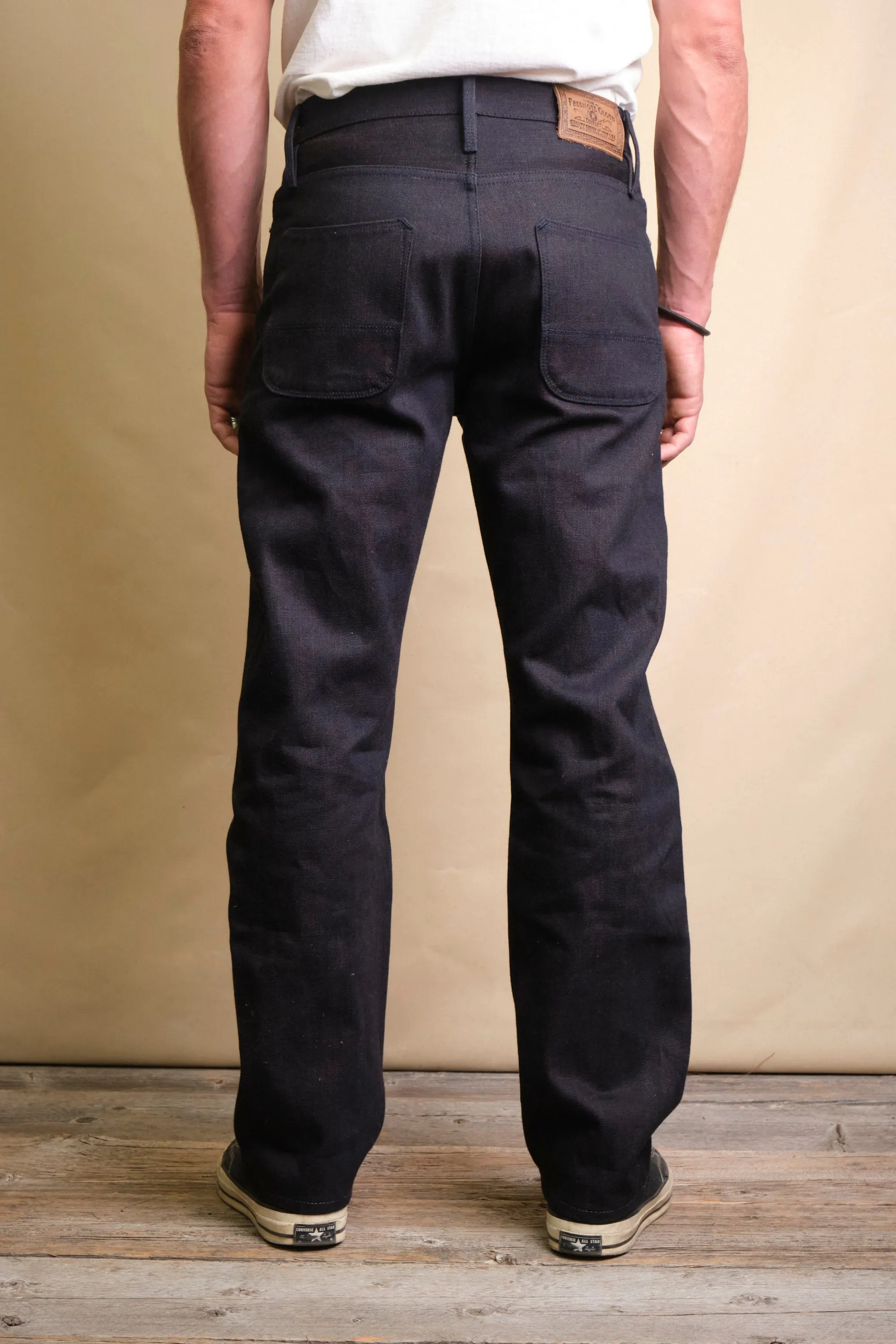 Belford Straight 16 Ounce Indigo Brown Denim sold by Freenote Cloth product image thumbnail 3