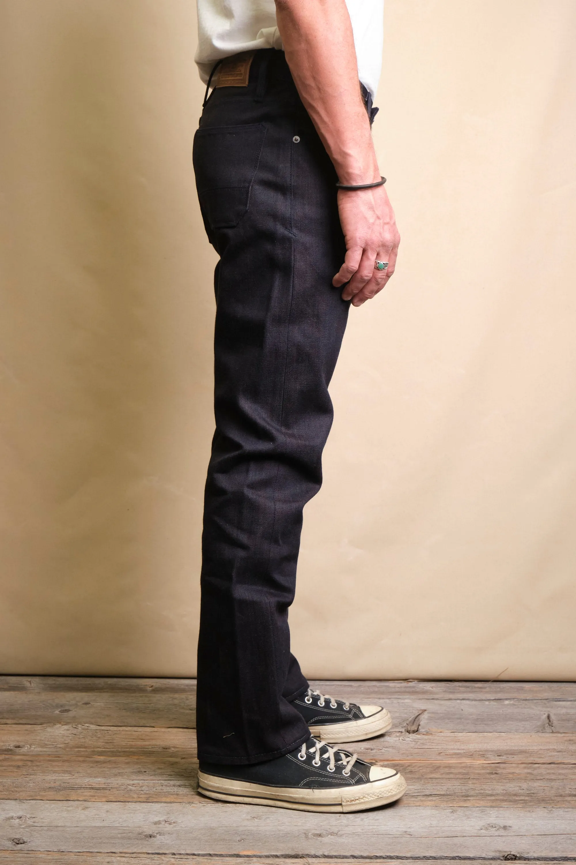 Trabuco Classic Straight 16 Ounce Indigo Brown Denim sold by Freenote Cloth product image thumbnail 3