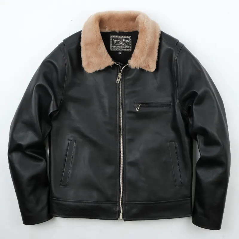 FJ-1 Black Horsehide sold by Freenote Cloth
