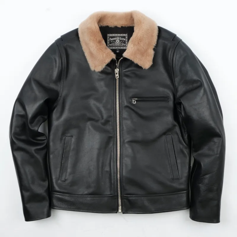 FJ-1 Black Steerhide sold by Freenote Cloth