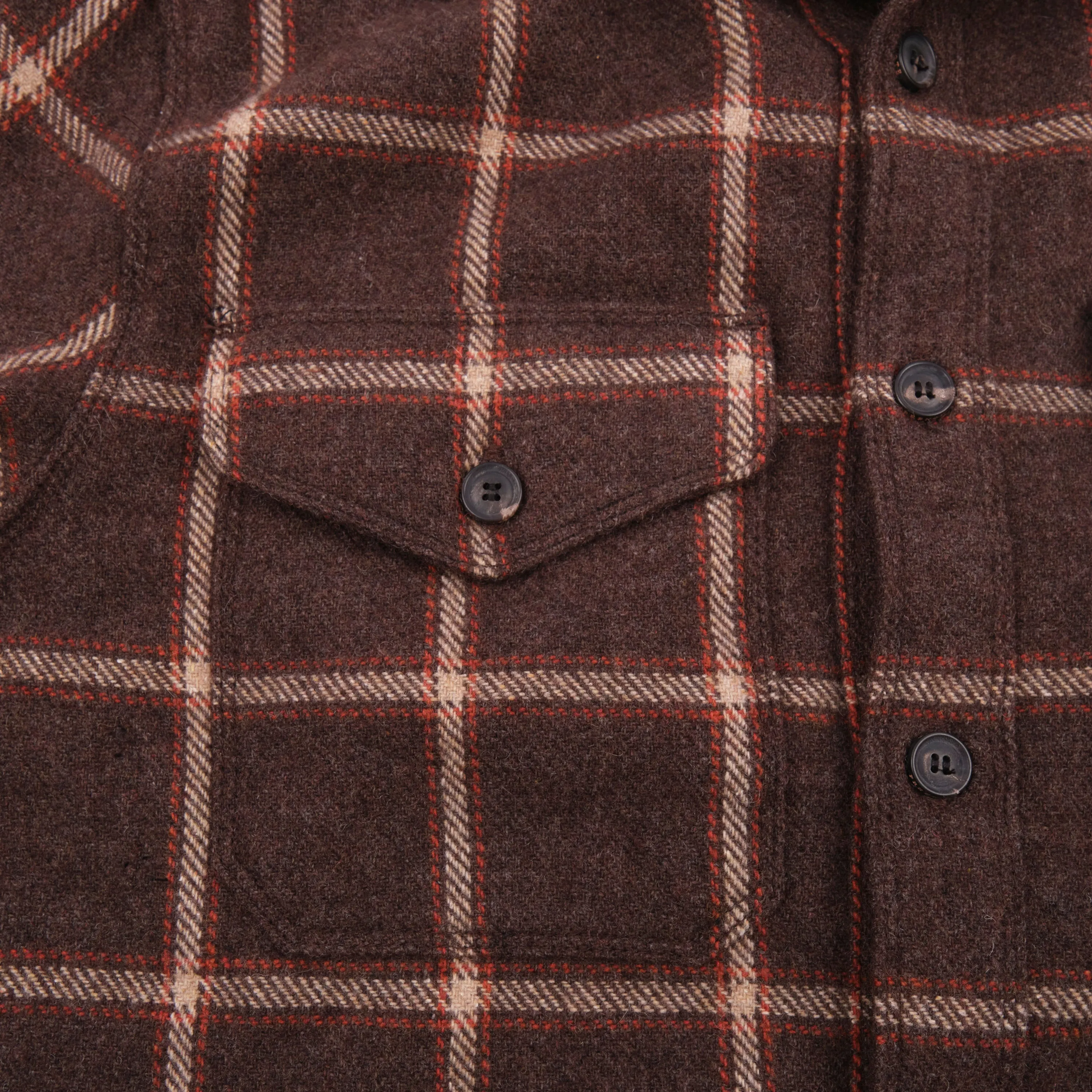 Kamas Brown Wool Plaid sold by Freenote Cloth product image thumbnail 5
