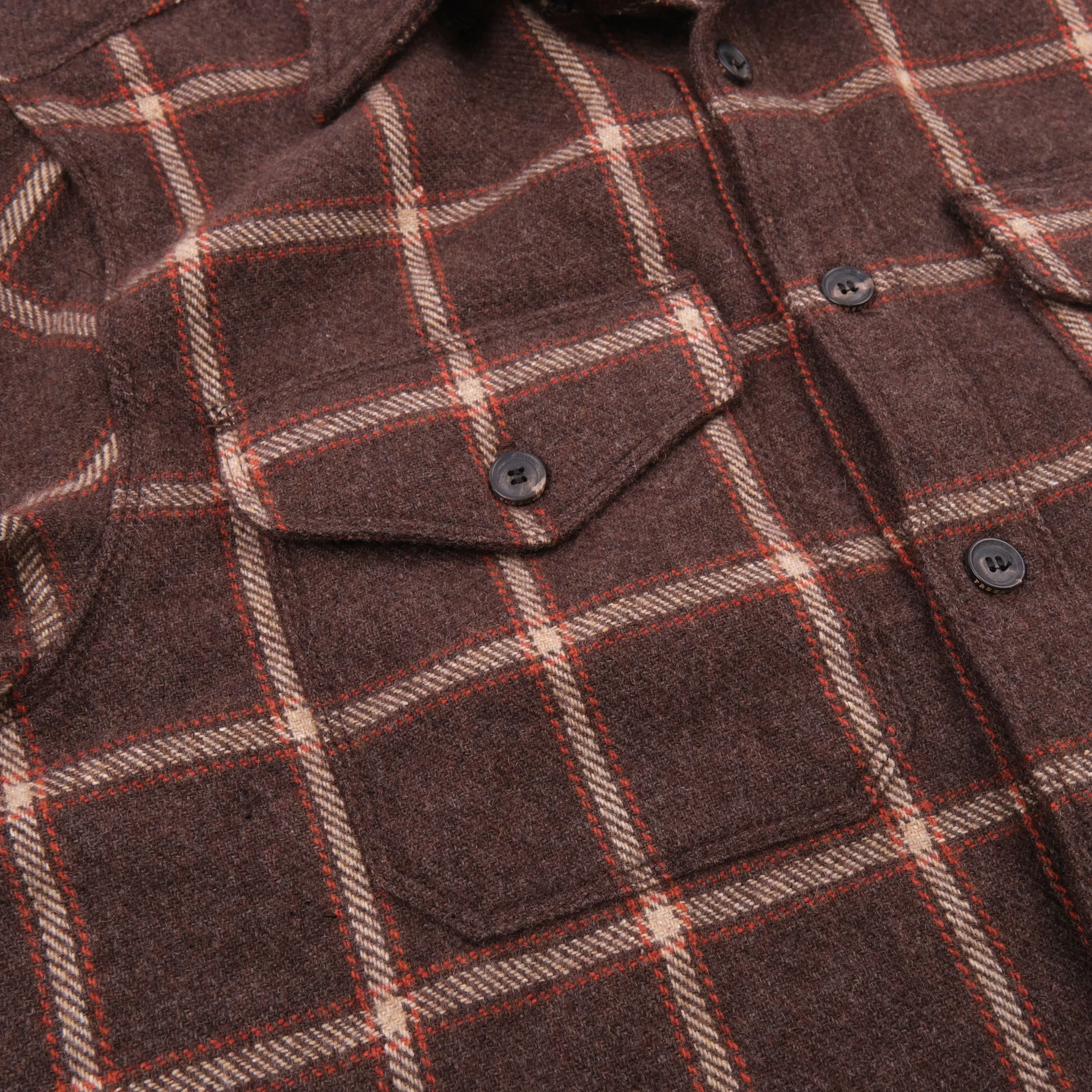 Kamas Brown Wool Plaid sold by Freenote Cloth product image thumbnail 4