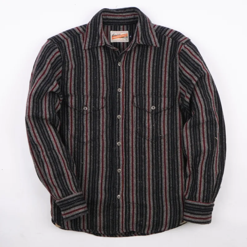 Bodie Black Stripe sold by Freenote Cloth