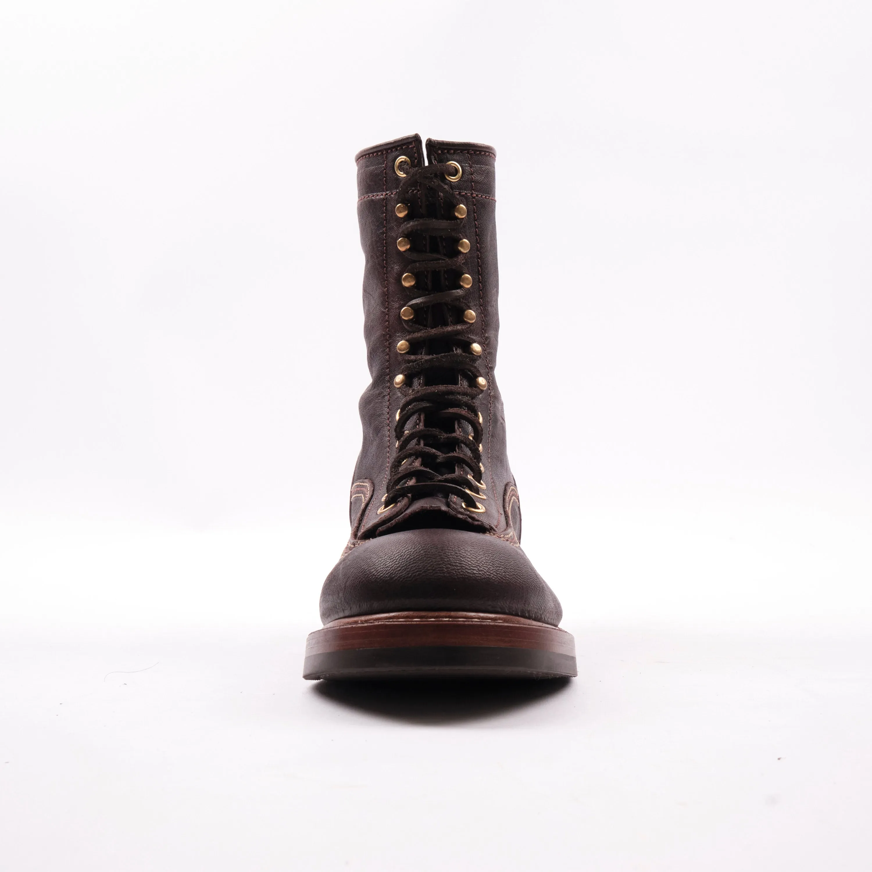 John Lofgren - Donkey Puncher 8" - Ezo Shika Deerskin Dark Brown sold by Freenote Cloth product image thumbnail 5