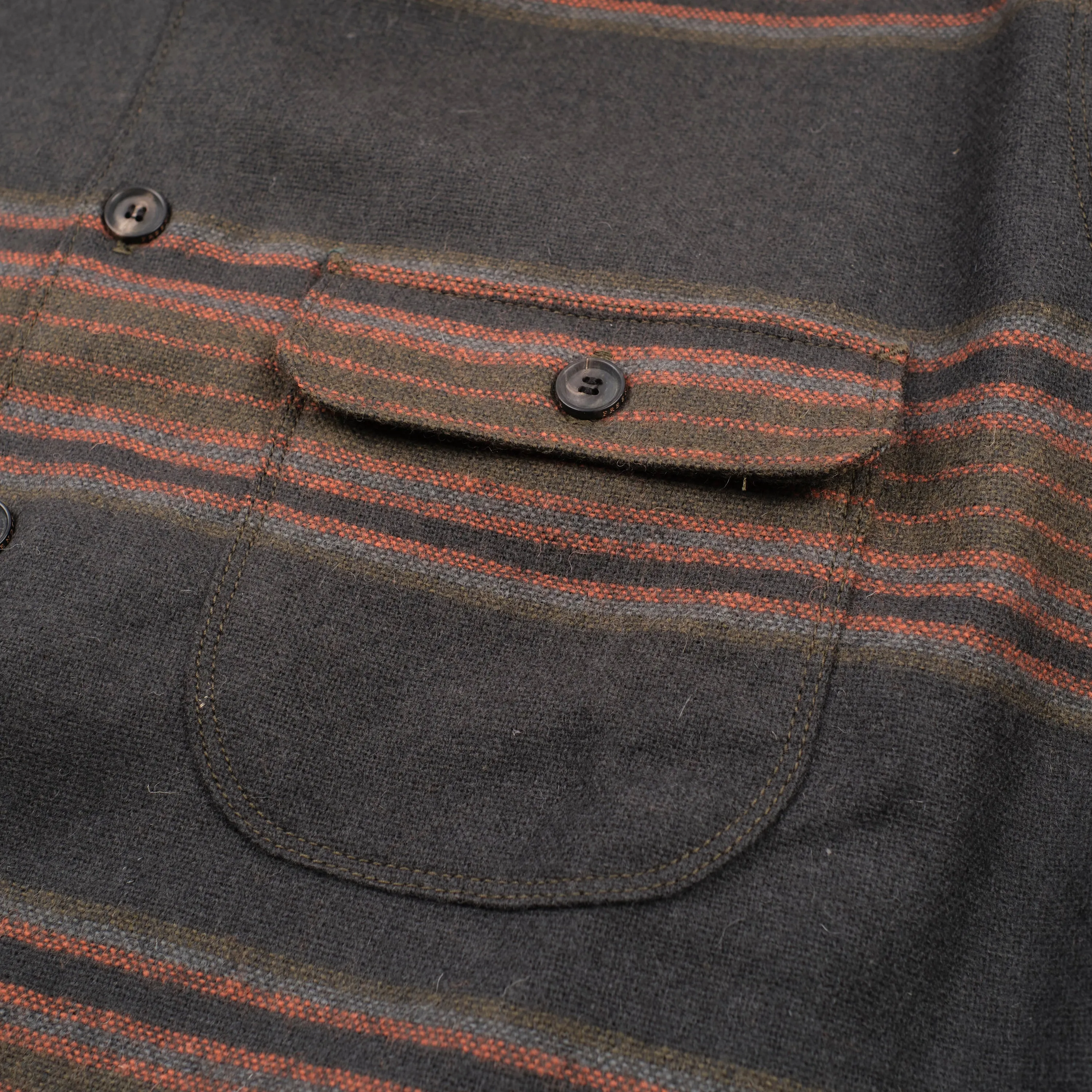 Benson Black Stripe Wool sold by Freenote Cloth product image thumbnail 4