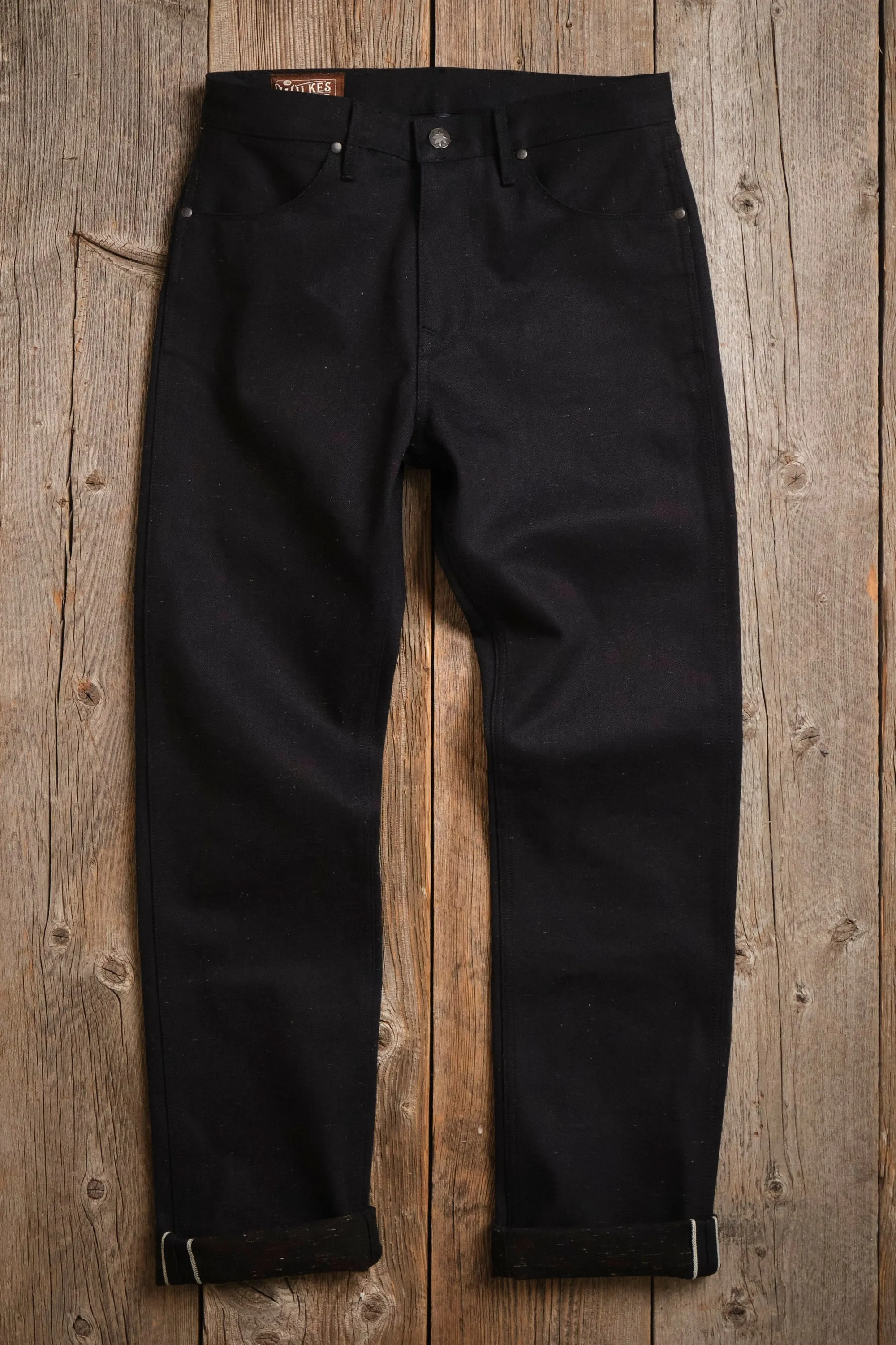 Wilkes Western 14 Ounce Raw Fleck Denim sold by Freenote Cloth