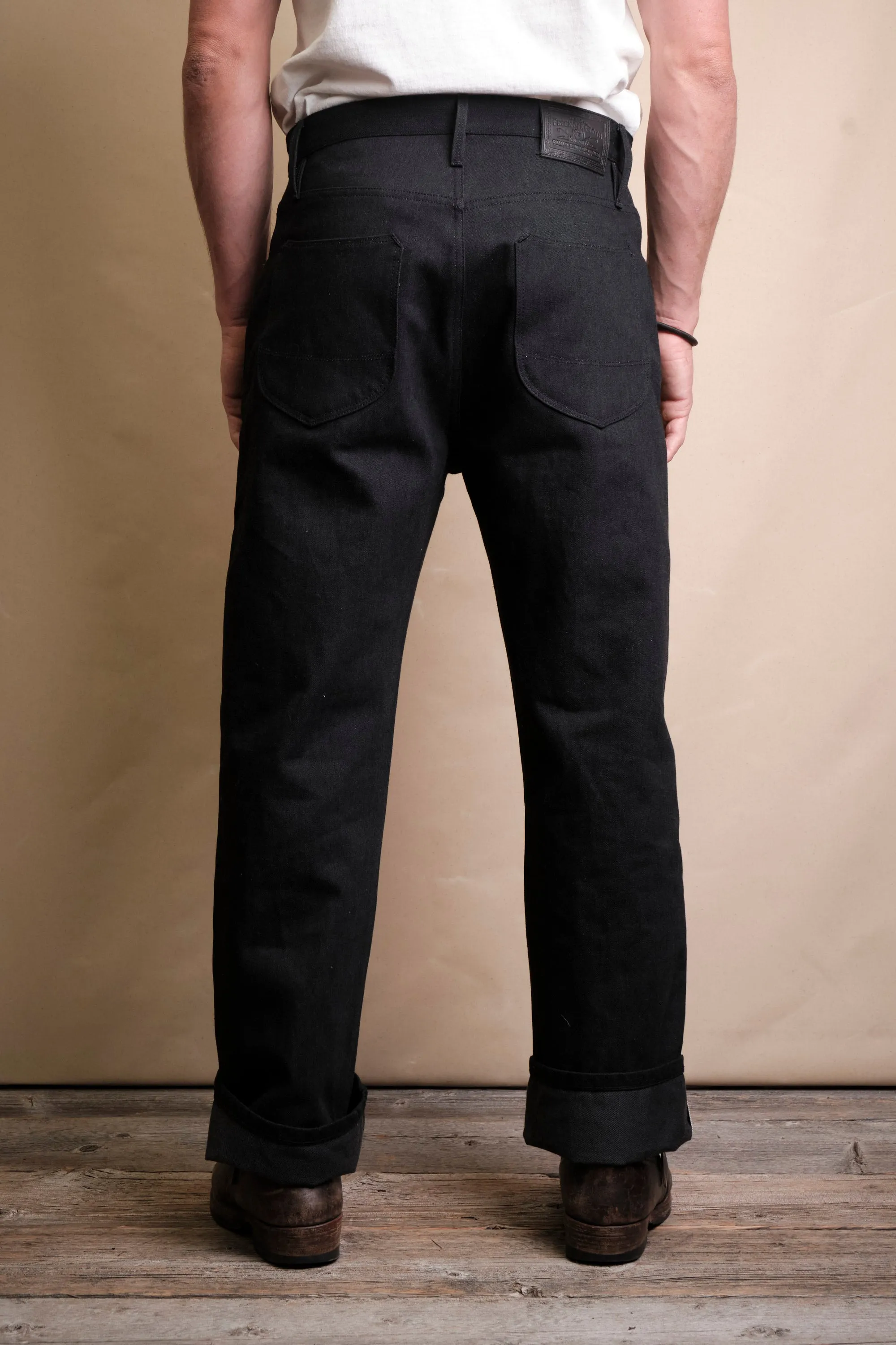 Modesto 14.25 Ounce Black Grey Denim sold by Freenote Cloth product image thumbnail 5