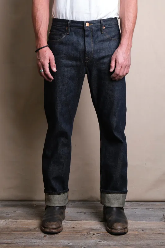 Belford Straight 15 Ounce Indigo Denim sold by Freenote Cloth