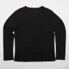 9 Ounce Henley L/S Black sold by Freenote Cloth
