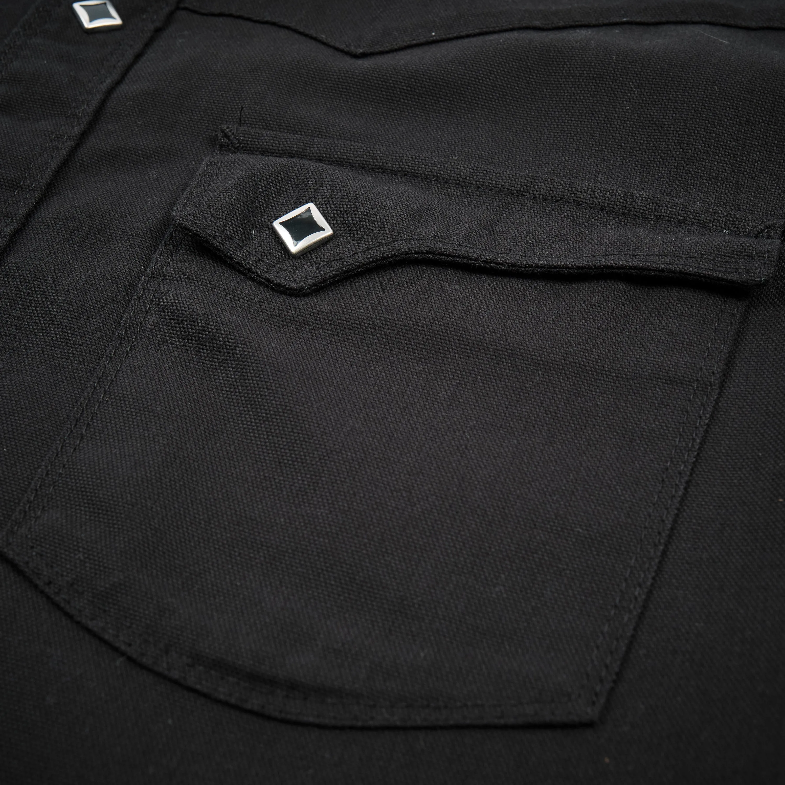 Calico S/S 9 Ounce Black sold by Freenote Cloth product image thumbnail 3