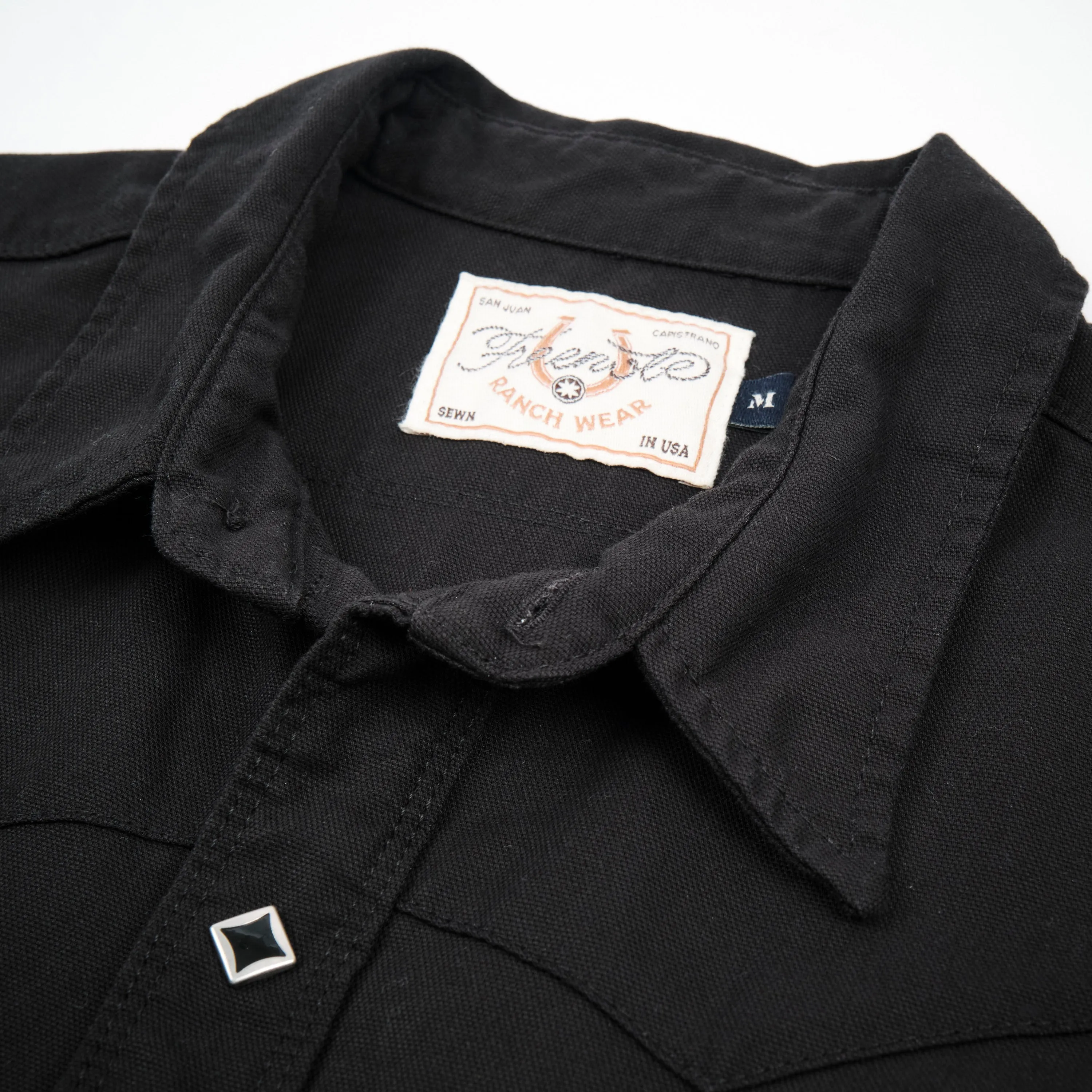 Calico S/S 9 Ounce Black sold by Freenote Cloth product image thumbnail 2