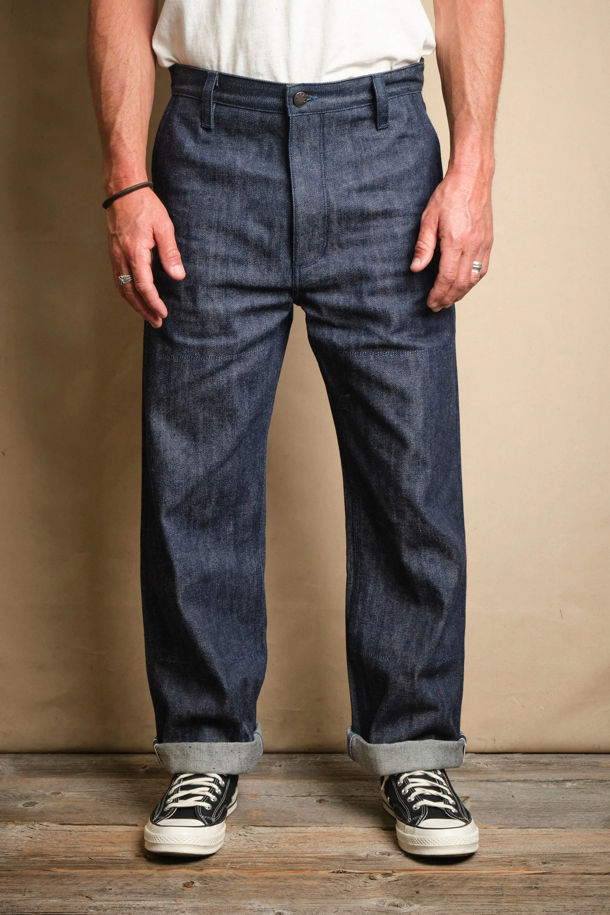 Ortega Pant 13 Ounce Denim sold by Freenote Cloth