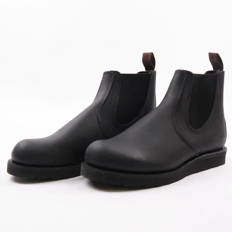 Red Wing Heritage Chelsea - Black Harness 3194 made by Freenote Cloth