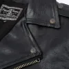 Mooch Moto Jacket Maryam Tannery Black Magic Horsehide sold by Freenote Cloth