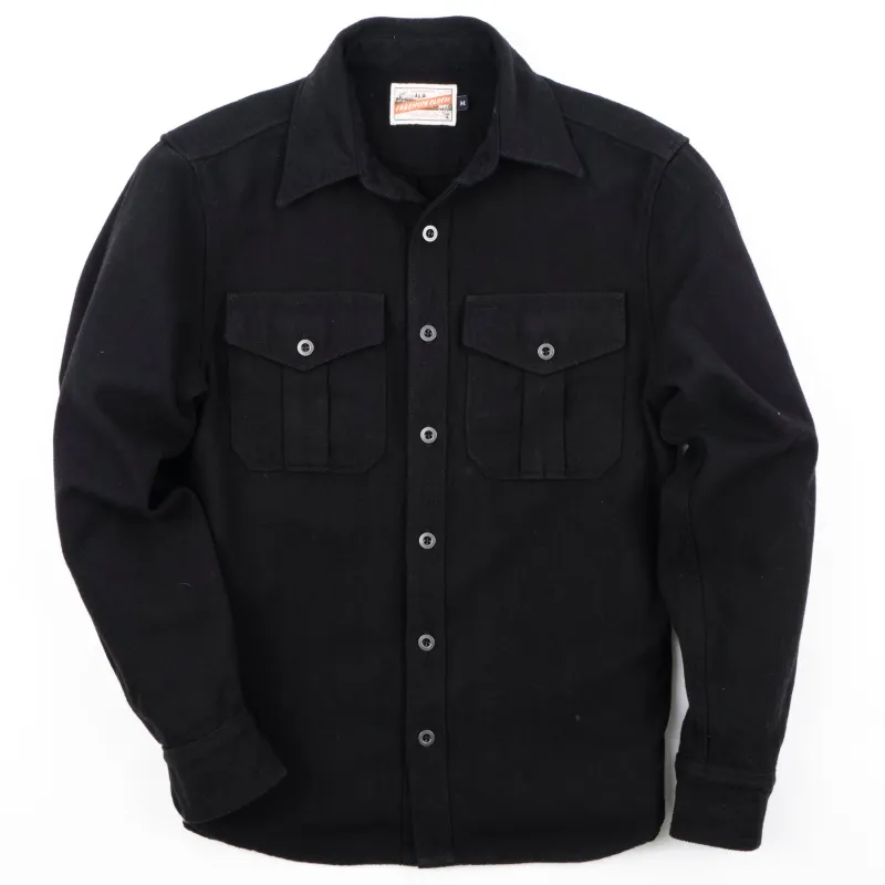 Kamas Black Wool sold by Freenote Cloth