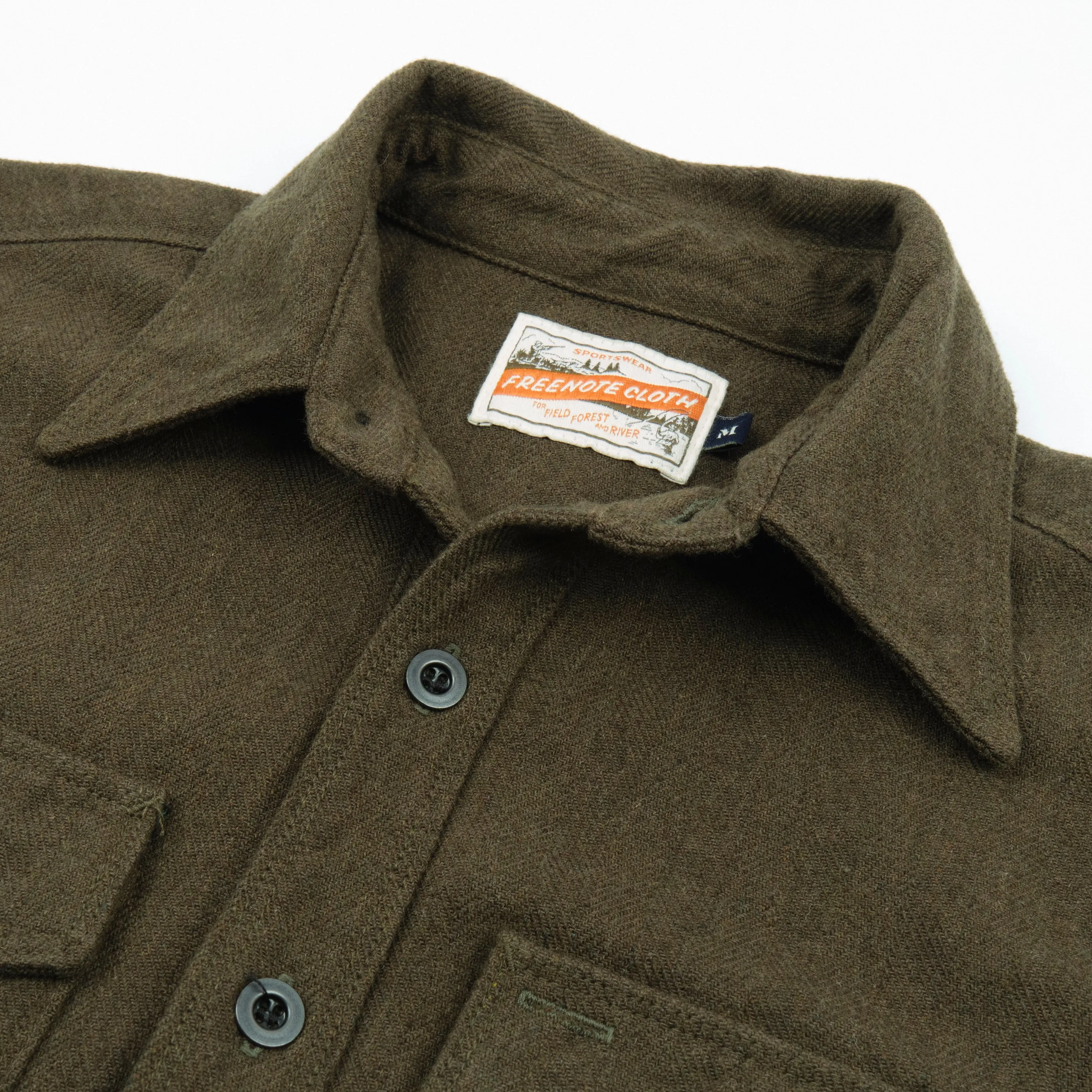 Kamas Olive Wool sold by Freenote Cloth product image thumbnail 3