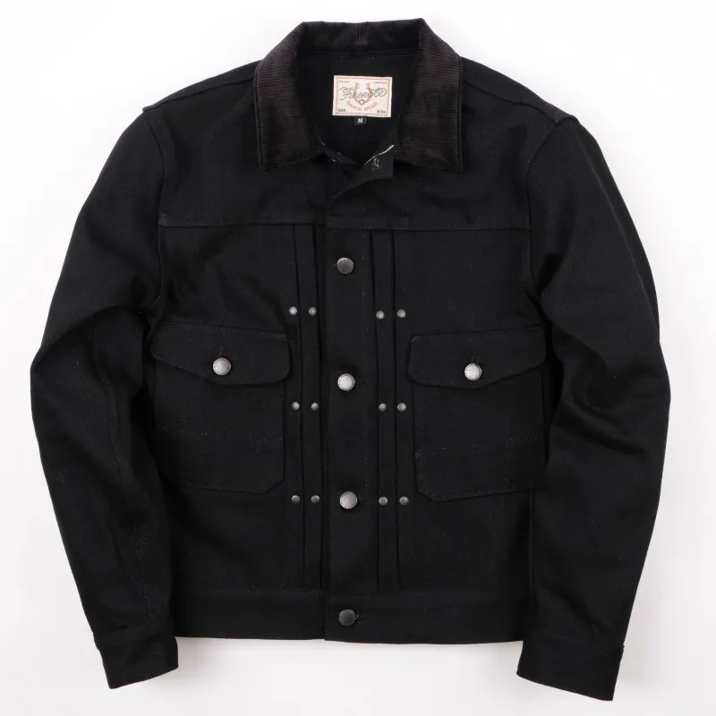 RJ-3 17 Ounce Black Denim sold by Freenote Cloth