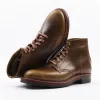 John Lofgren El Capitan Boots Olive CXL sold by Freenote Cloth