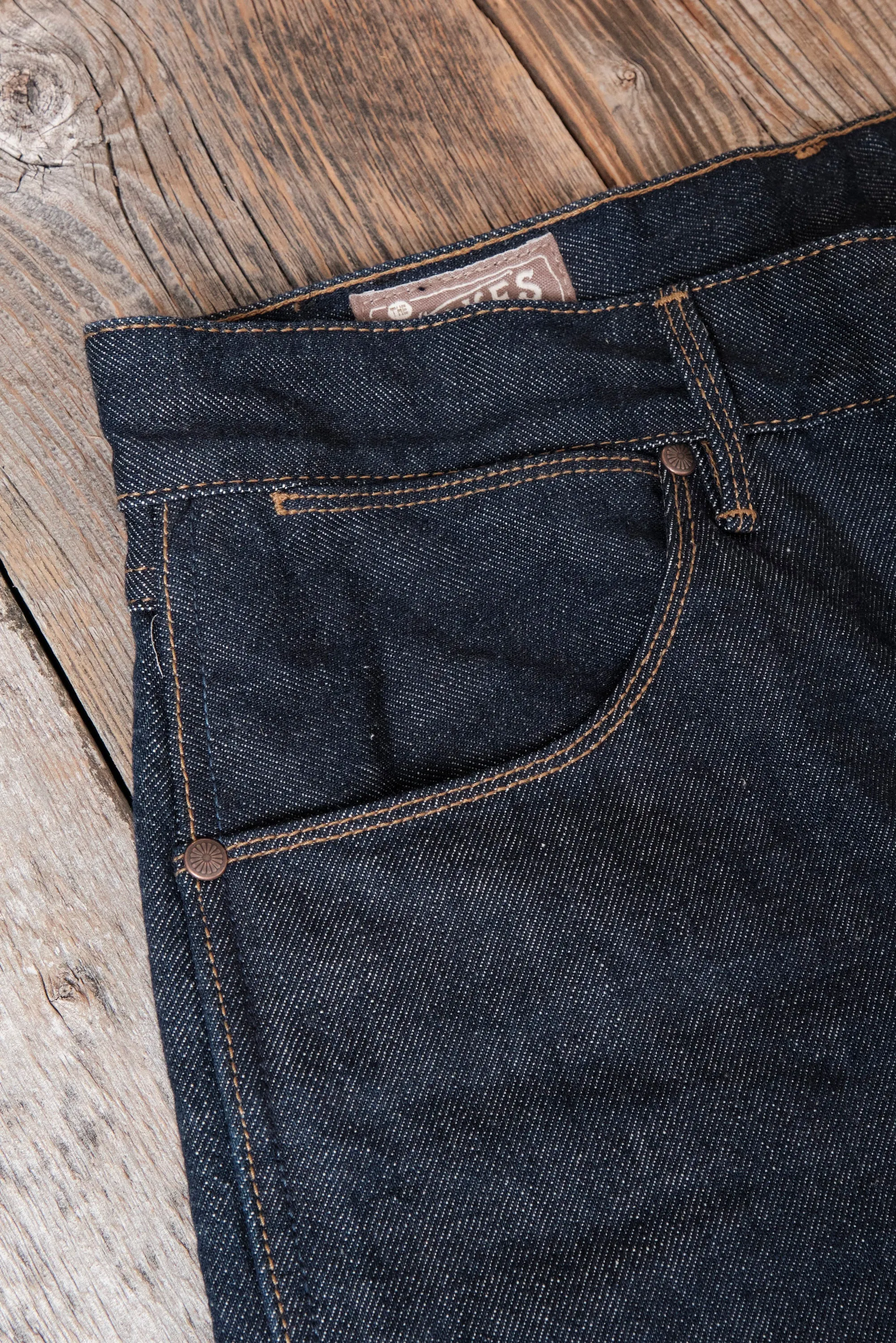 Wilkes Western 15 Ounce Rinsed Denim sold by Freenote Cloth product image thumbnail 5