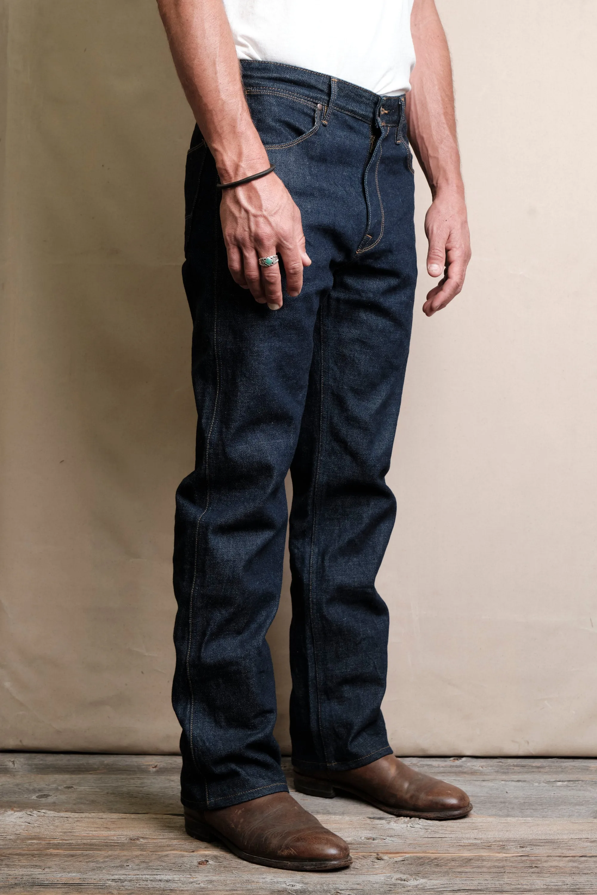 Wilkes Western 15 Ounce Rinsed Denim sold by Freenote Cloth product image thumbnail 3