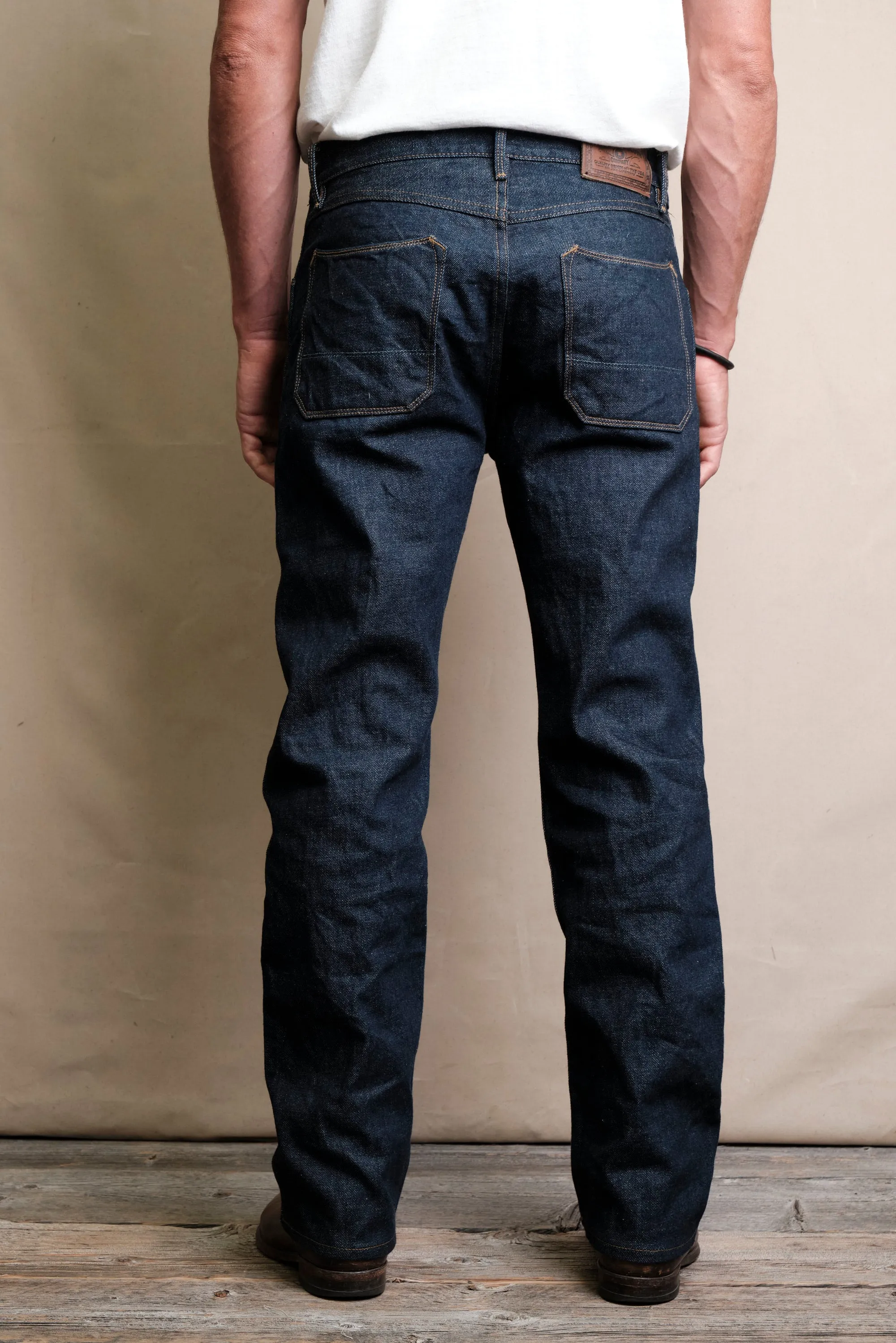 Wilkes Western 15 Ounce Rinsed Denim sold by Freenote Cloth product image thumbnail 4