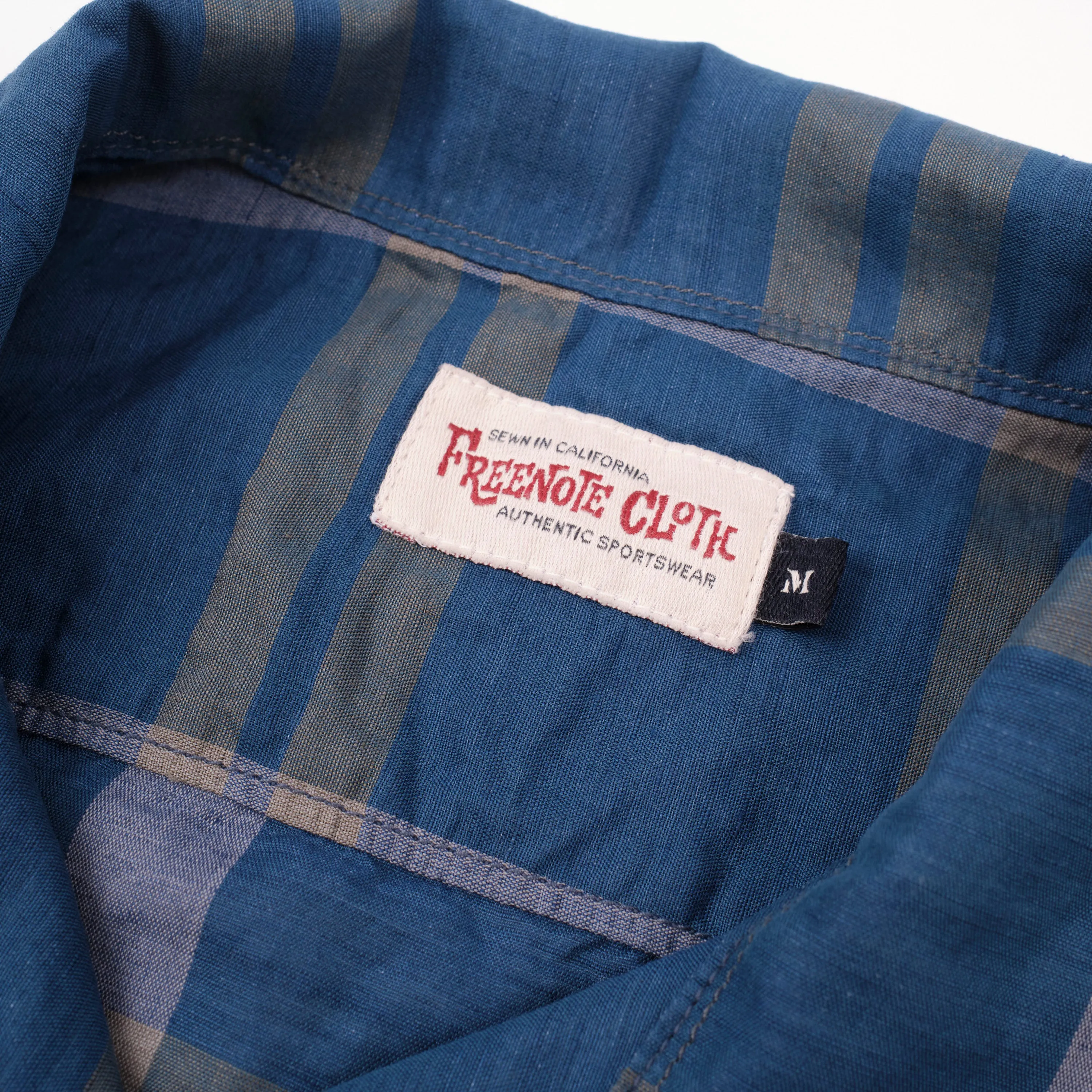 Jove Anchorage Blue Plaid sold by Freenote Cloth product image thumbnail 4