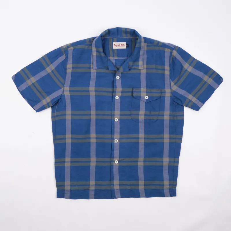 Jove Anchorage Blue Plaid sold by Freenote Cloth