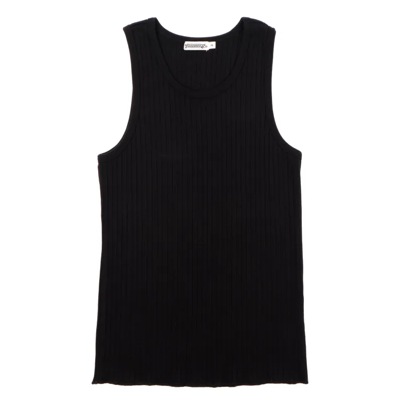 Two-Bit Tank Midnight made by Freenote Cloth