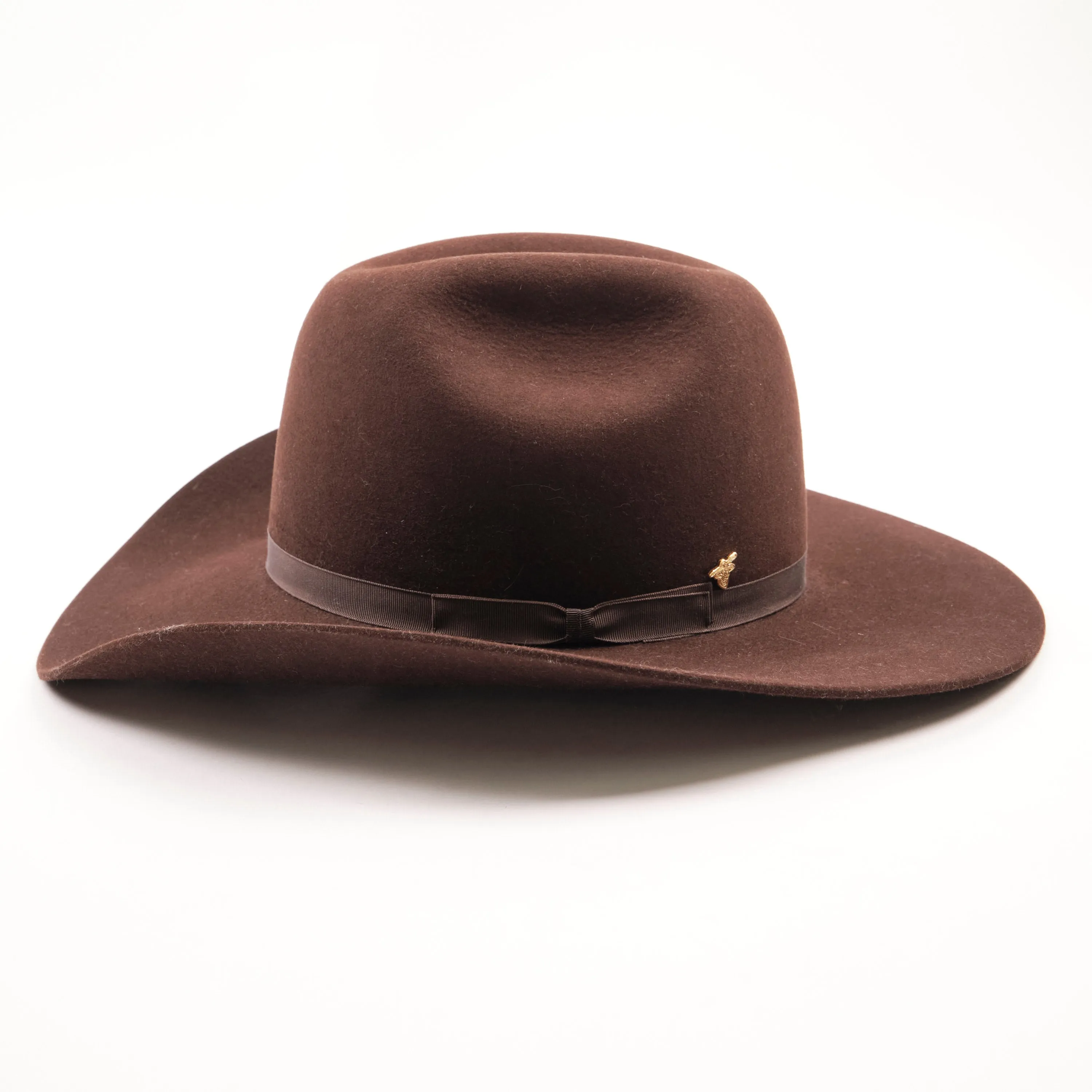 Bowman Hat Co. x Freenote Cloth Cattleman Western Hat Chocolate sold by Freenote Cloth product image thumbnail 2
