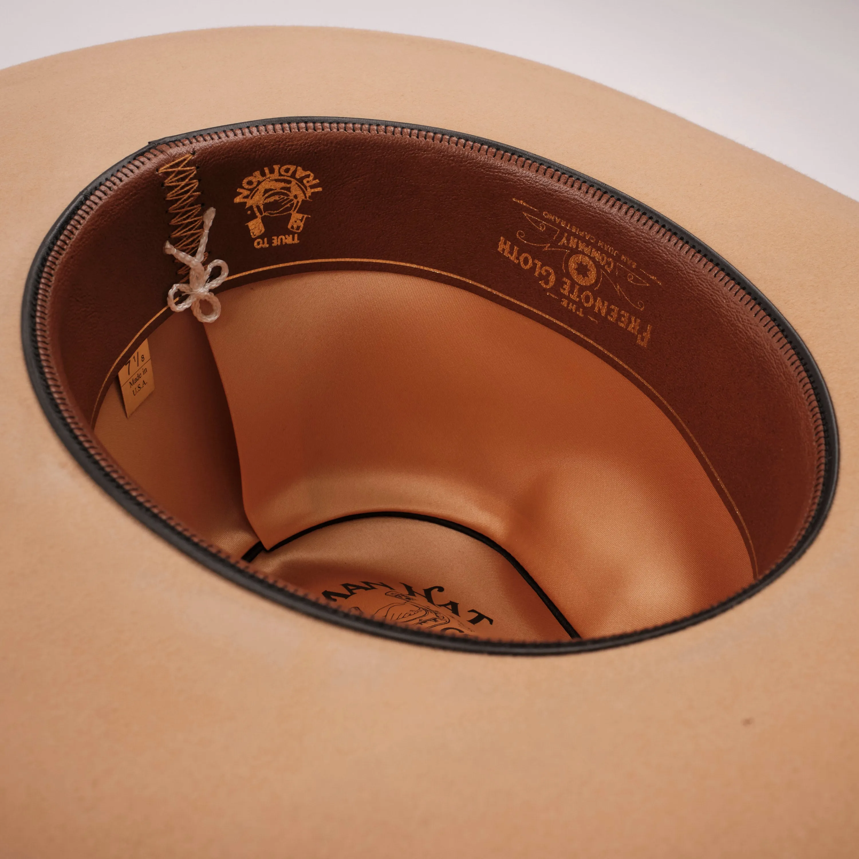 Bowman Hat Co. x Freenote Cloth "Gus" Hat Camel sold by Freenote Cloth product image thumbnail 5