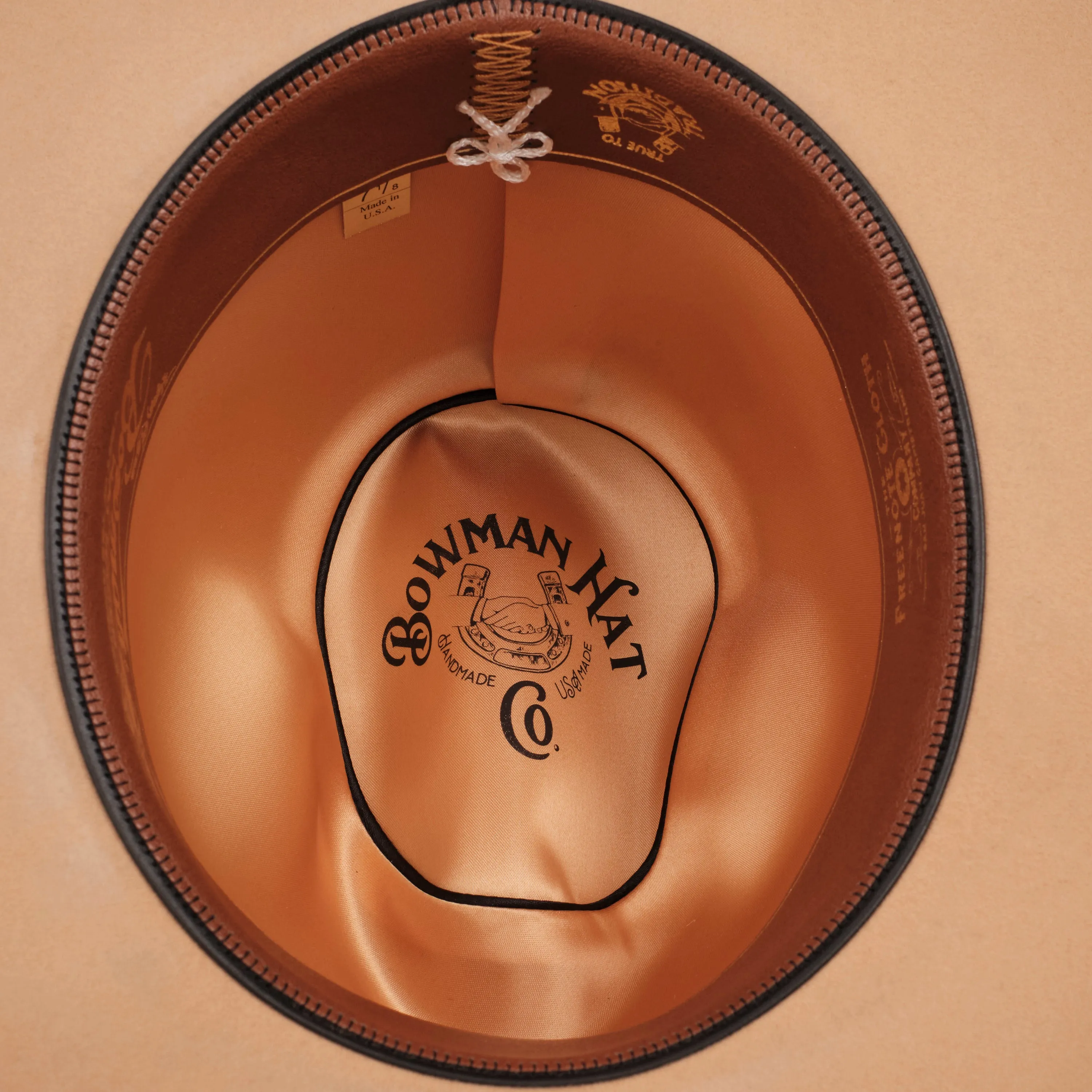 Bowman Hat Co. x Freenote Cloth "Gus" Hat Camel sold by Freenote Cloth product image thumbnail 4