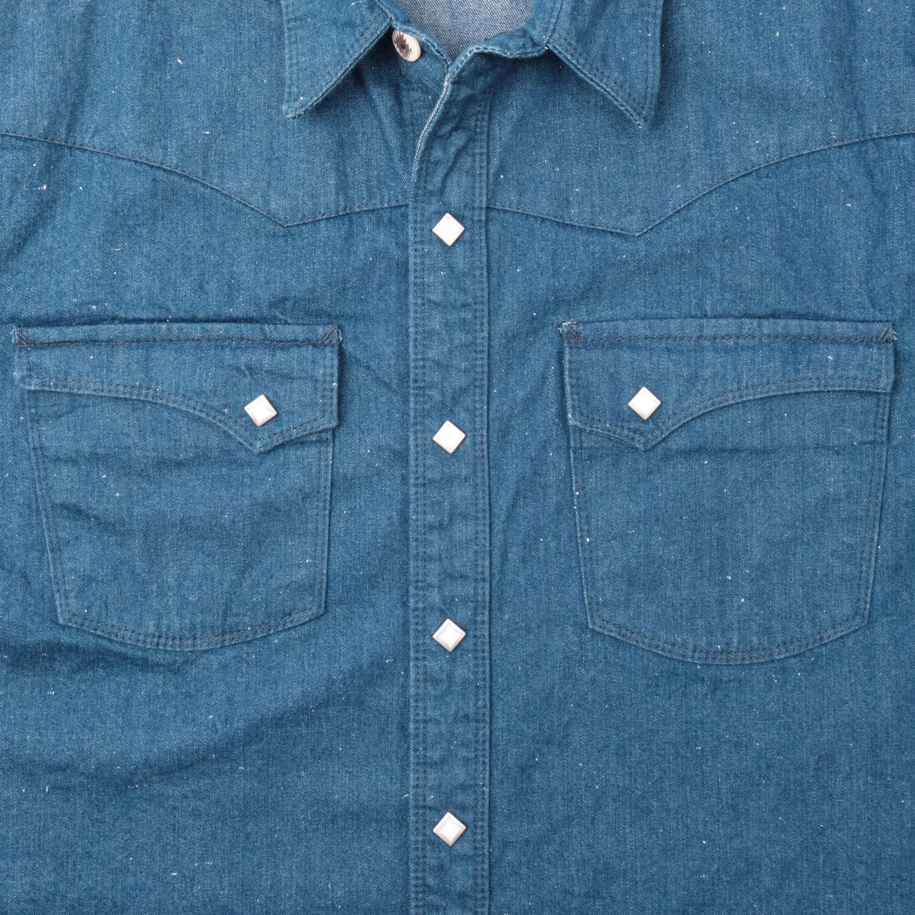 Calico <span> Pacific Blue Denim </span> sold by Freenote Cloth product image thumbnail 5