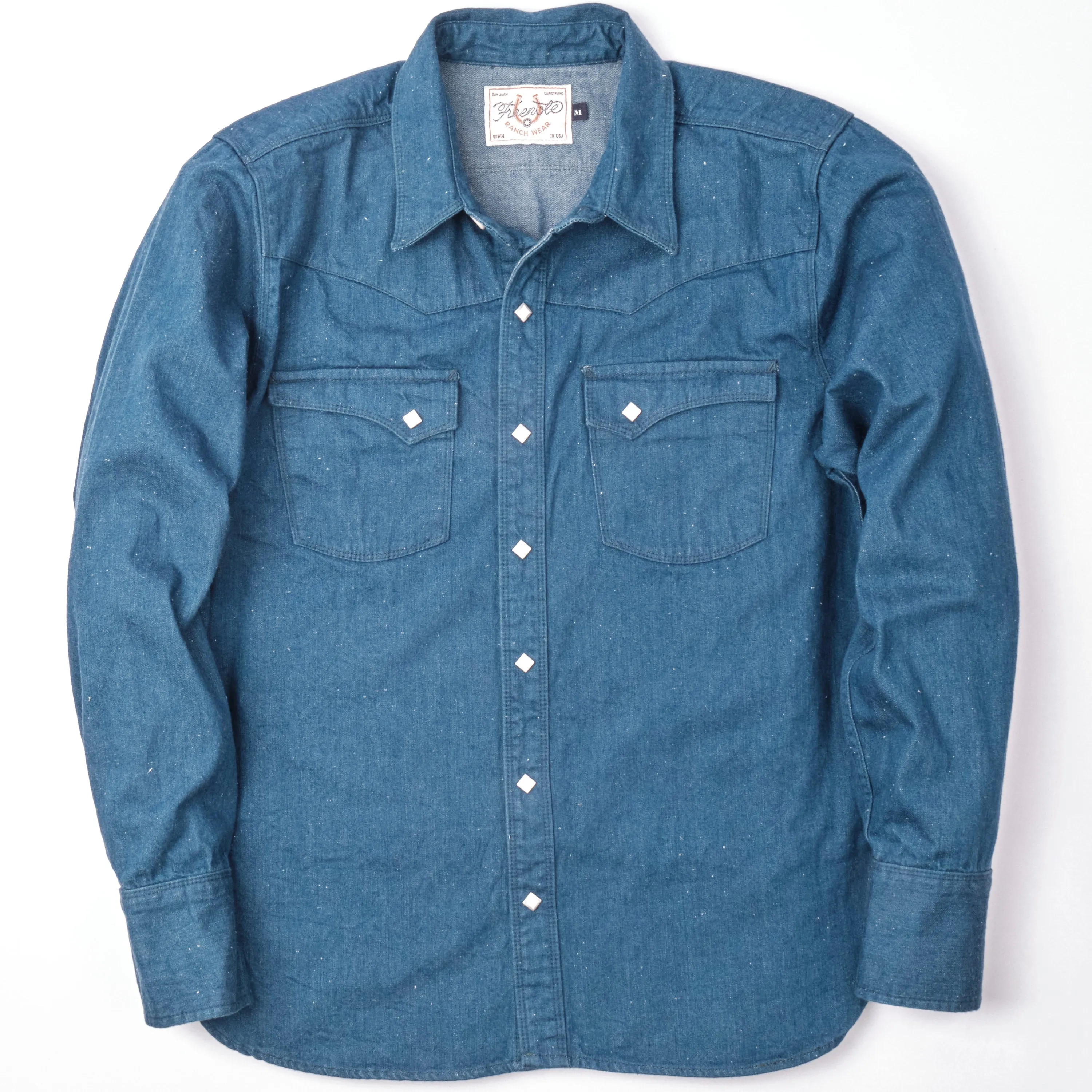 Calico <span> Pacific Blue Denim </span> sold by Freenote Cloth