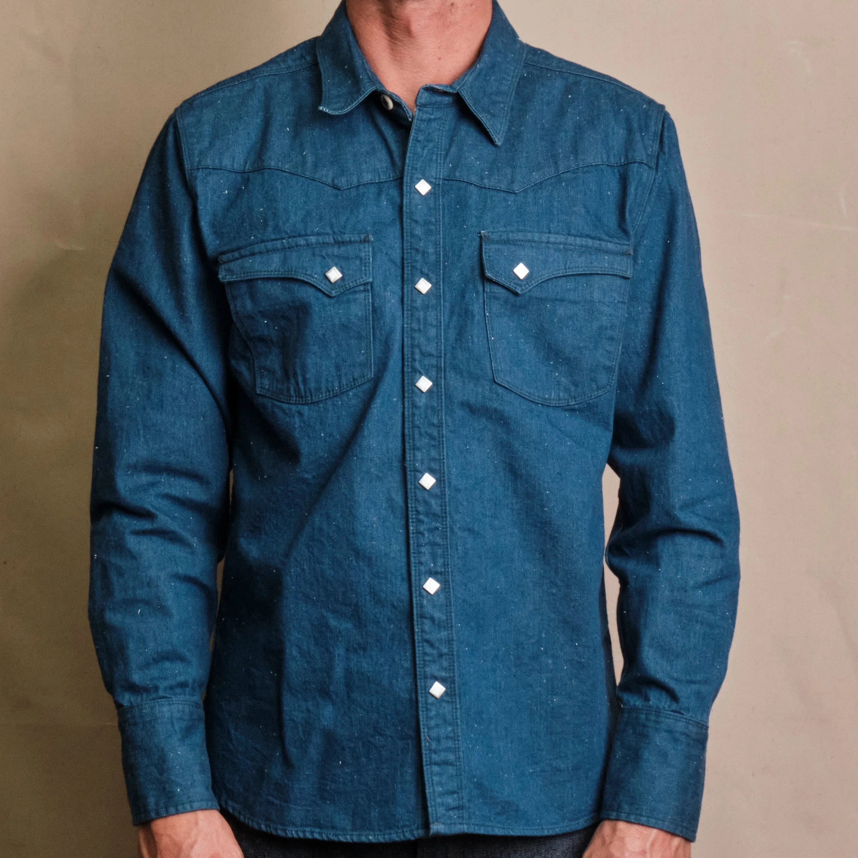 Calico <span> Pacific Blue Denim </span> sold by Freenote Cloth product image thumbnail 2