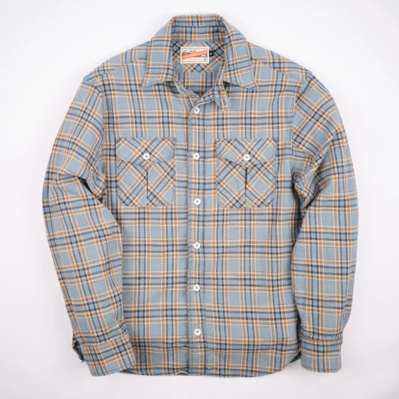 Currant Blue Dun Plaid sold by Freenote Cloth