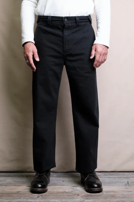 Shifter Pant 11 Ounce Black made by Freenote Cloth