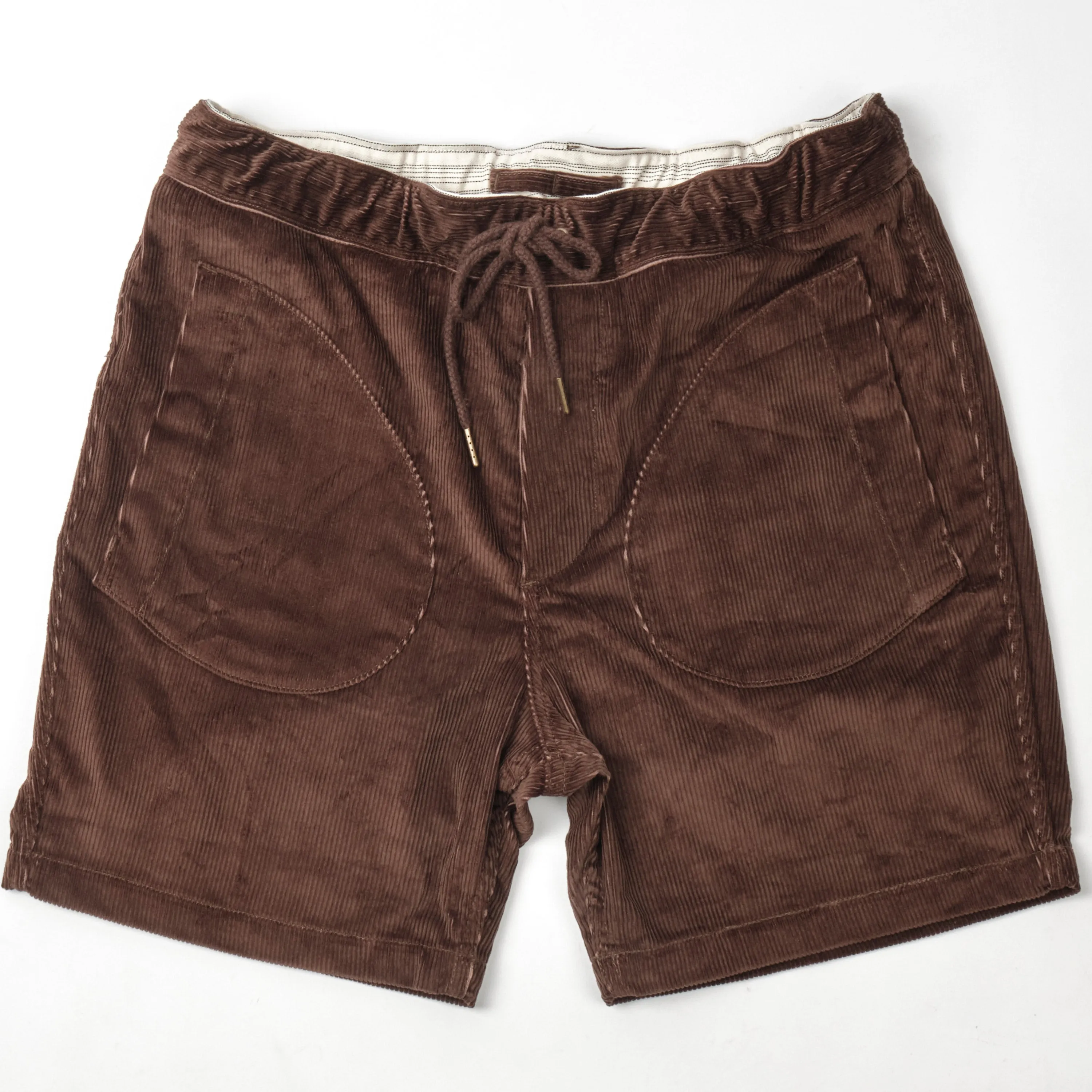 Deck Short Brown Cord sold by Freenote Cloth