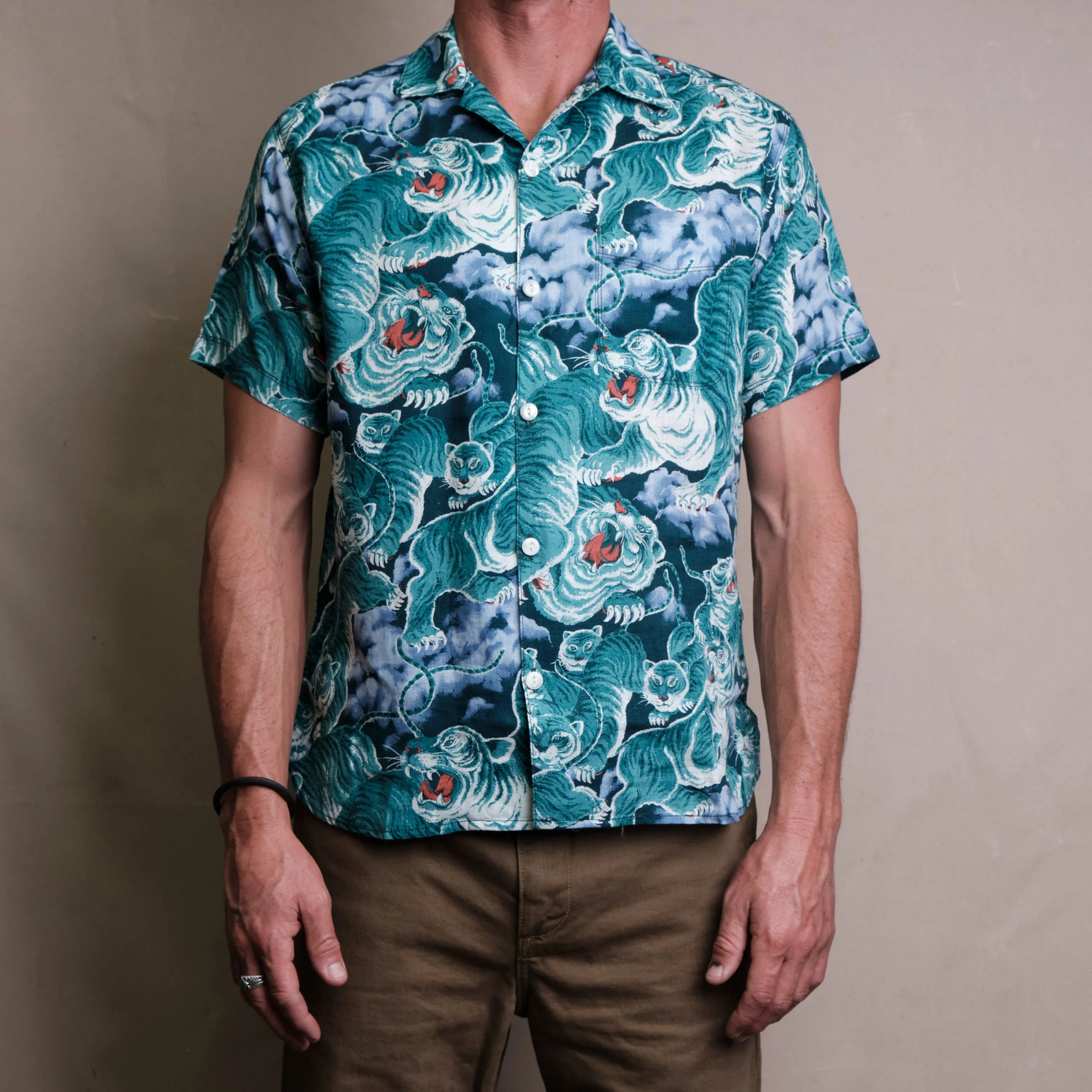 Hawaiian Turquoise Tiger sold by Freenote Cloth product image thumbnail 2