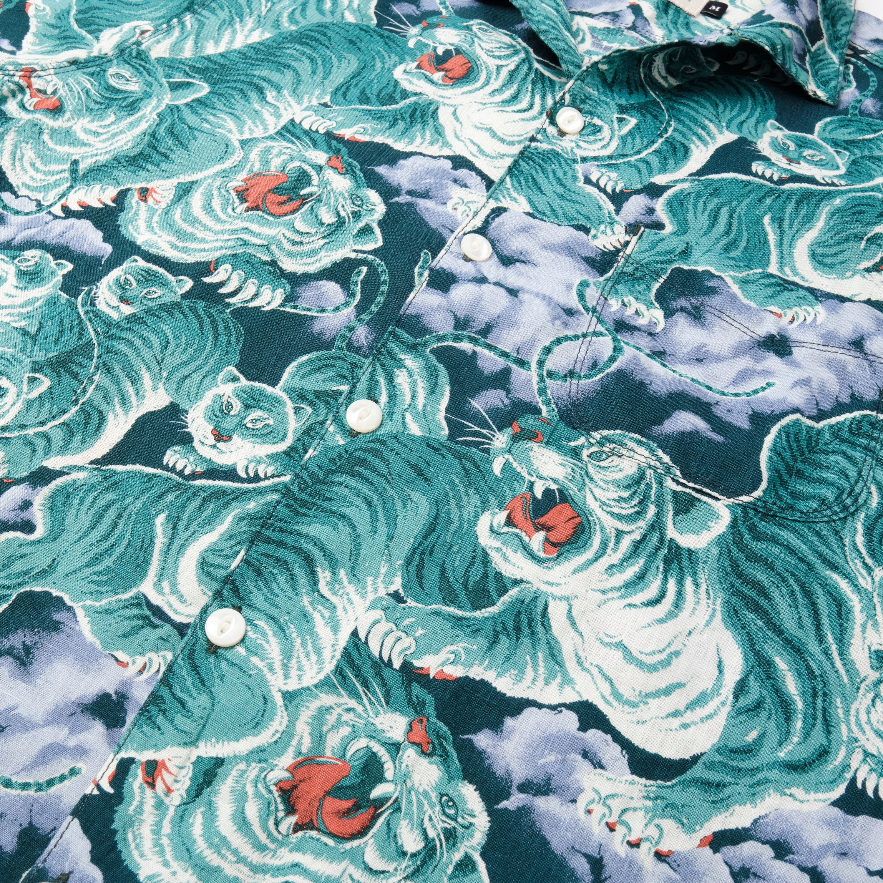 Hawaiian Turquoise Tiger sold by Freenote Cloth product image thumbnail 4