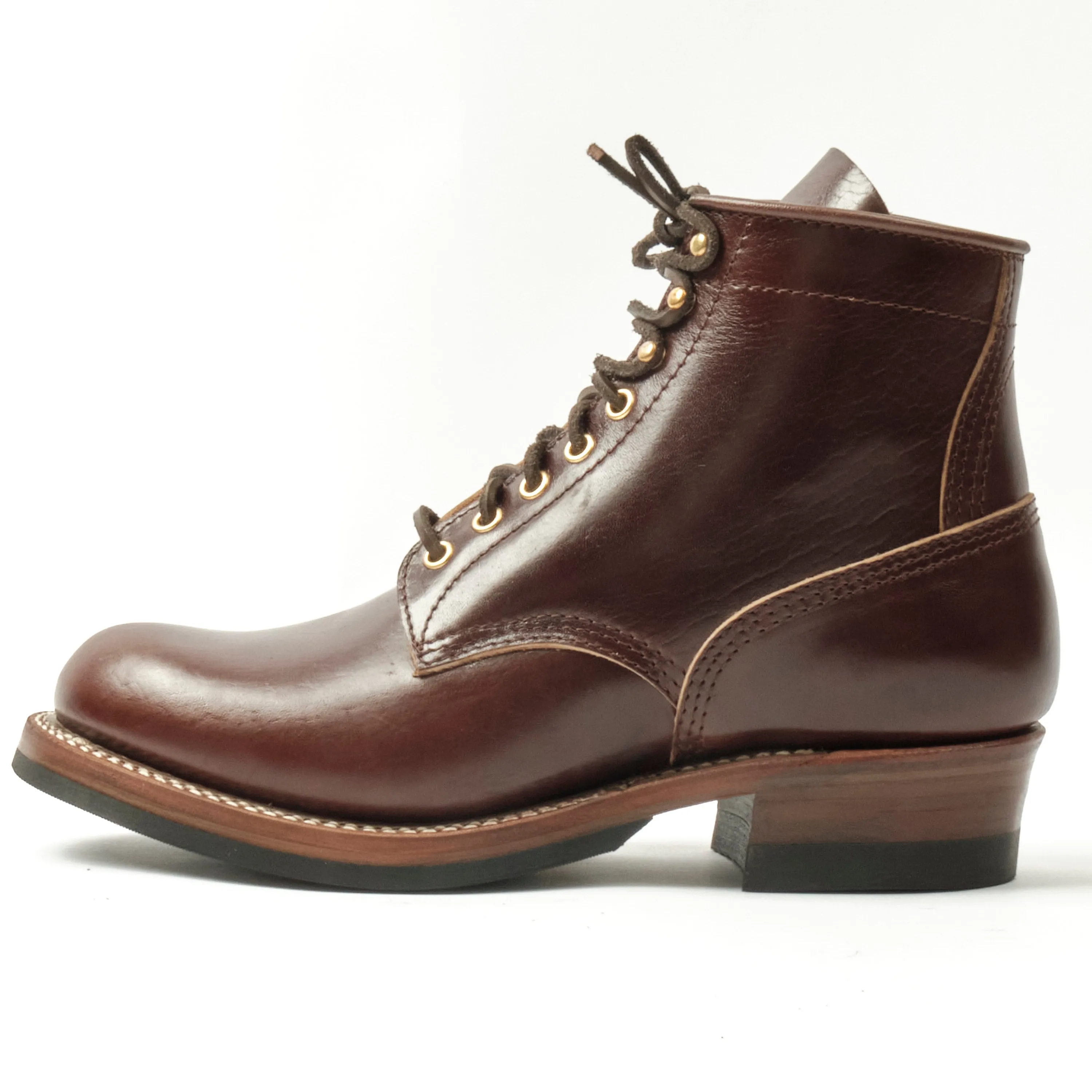 John Lofgren Steel Gang Boots Shinki Hikaku Horsebutt Dark Brown sold by Freenote Cloth product image thumbnail 3
