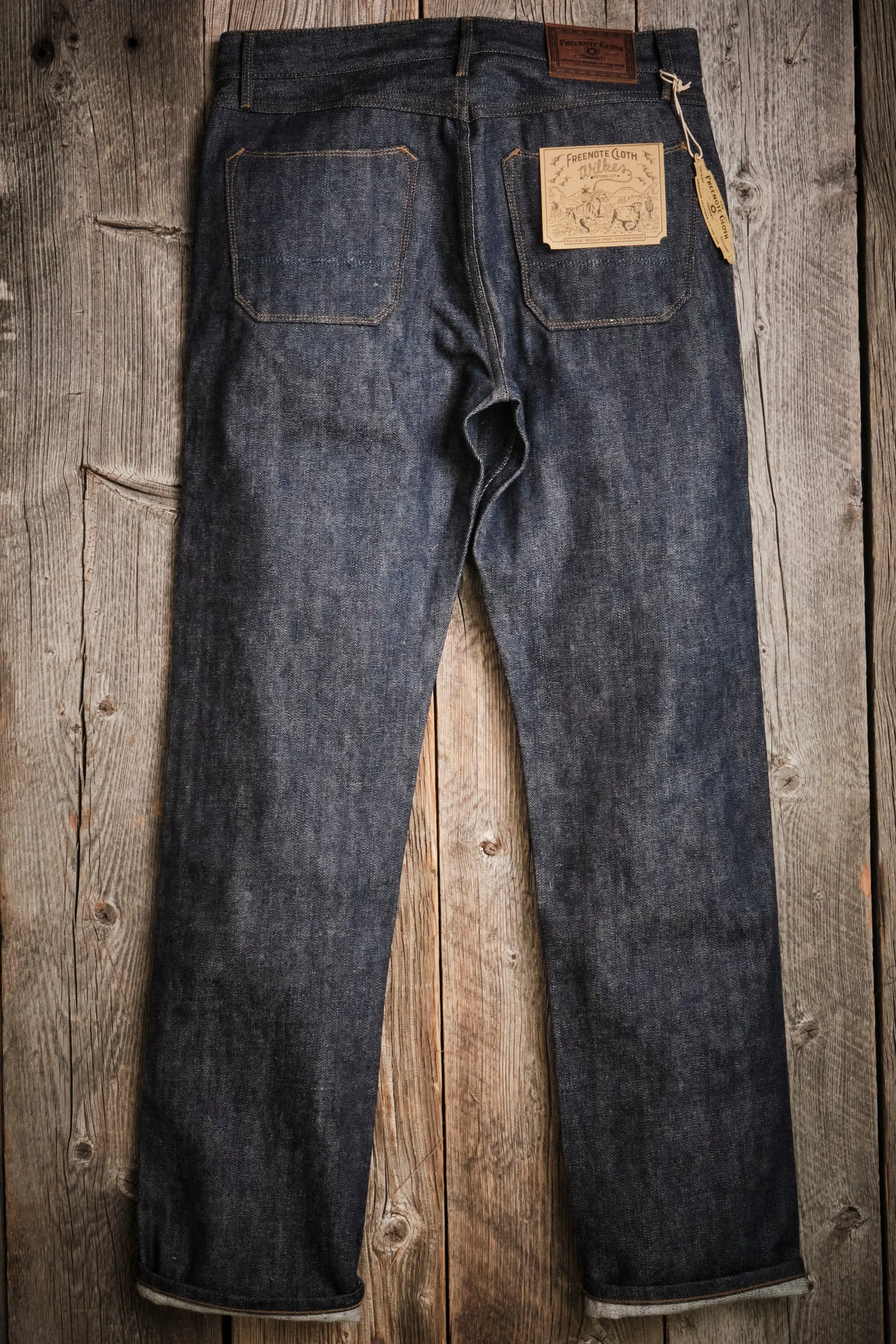 Wilkes Western 13 Ounce Indigo Denim sold by Freenote Cloth product image thumbnail 5