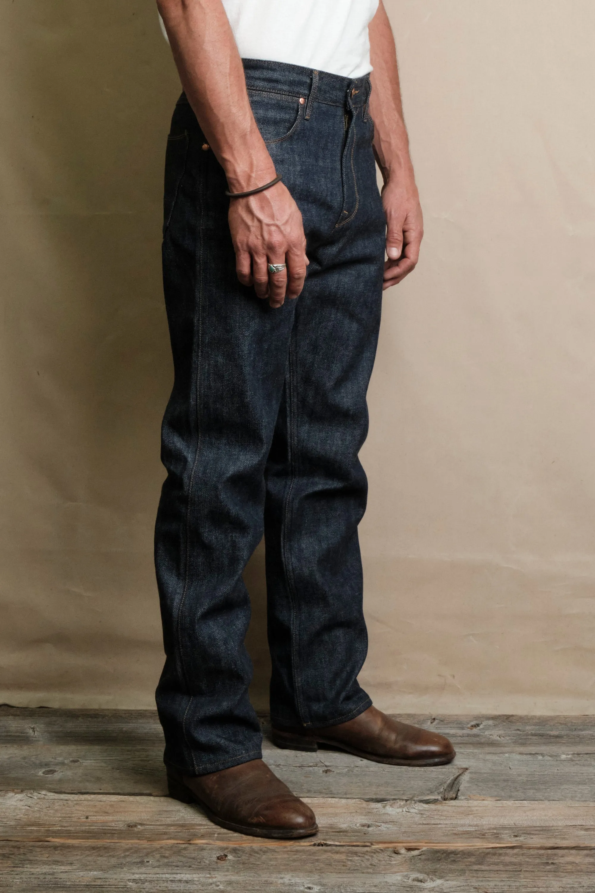 Wilkes Western 13 Ounce Indigo Denim sold by Freenote Cloth product image thumbnail 4