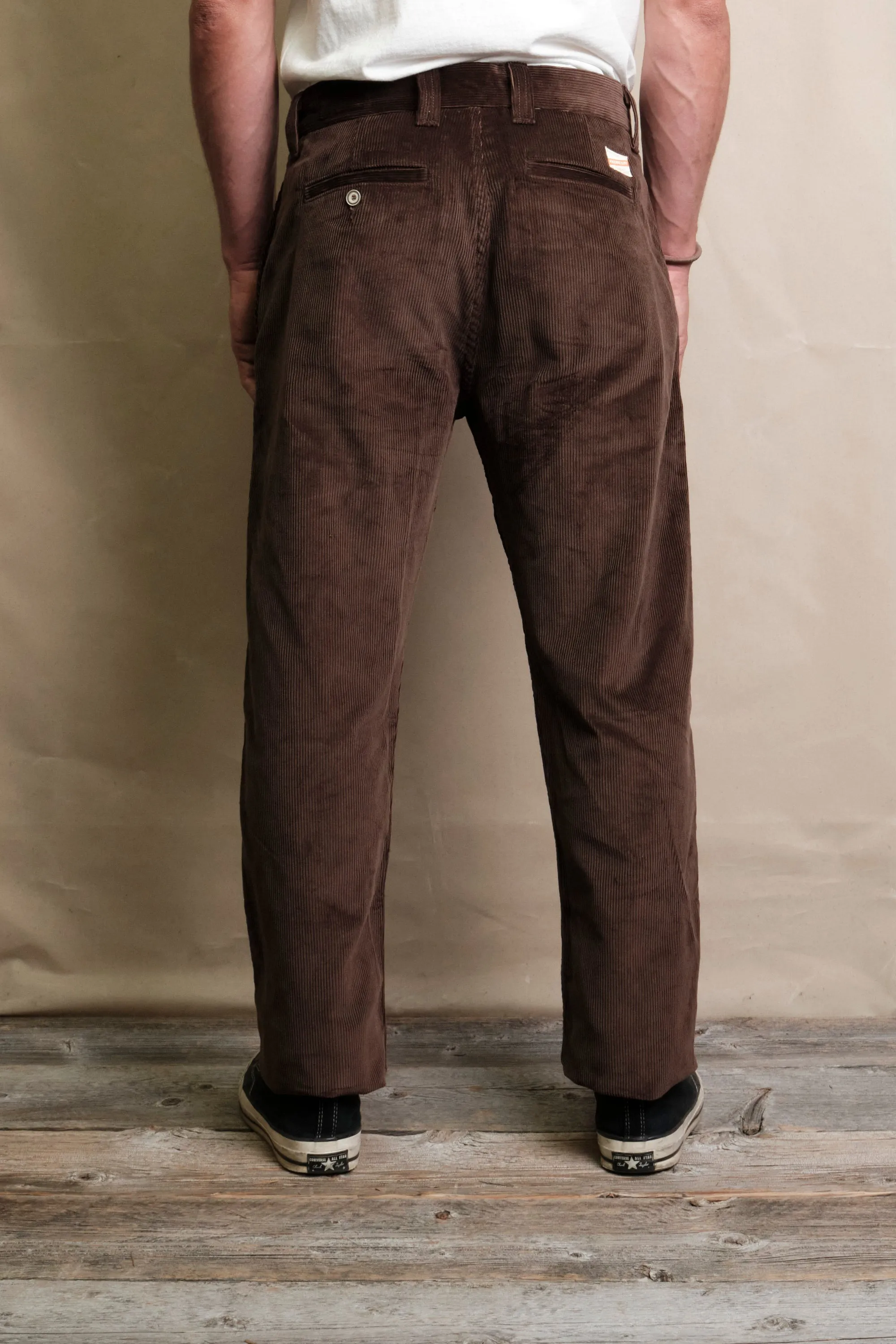 Deck Pant Chocolate Corduroy sold by Freenote Cloth product image thumbnail 3