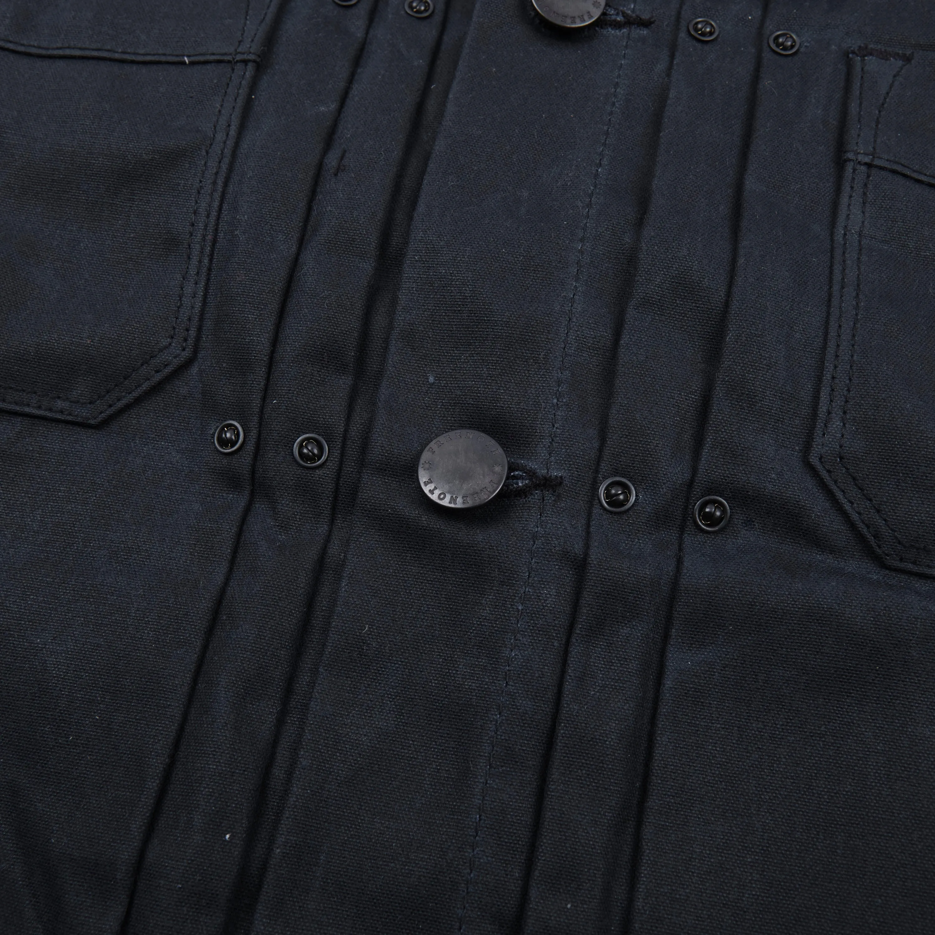 Riders Jacket Waxed Canvas <span>Black</span> sold by Freenote Cloth product image thumbnail 3