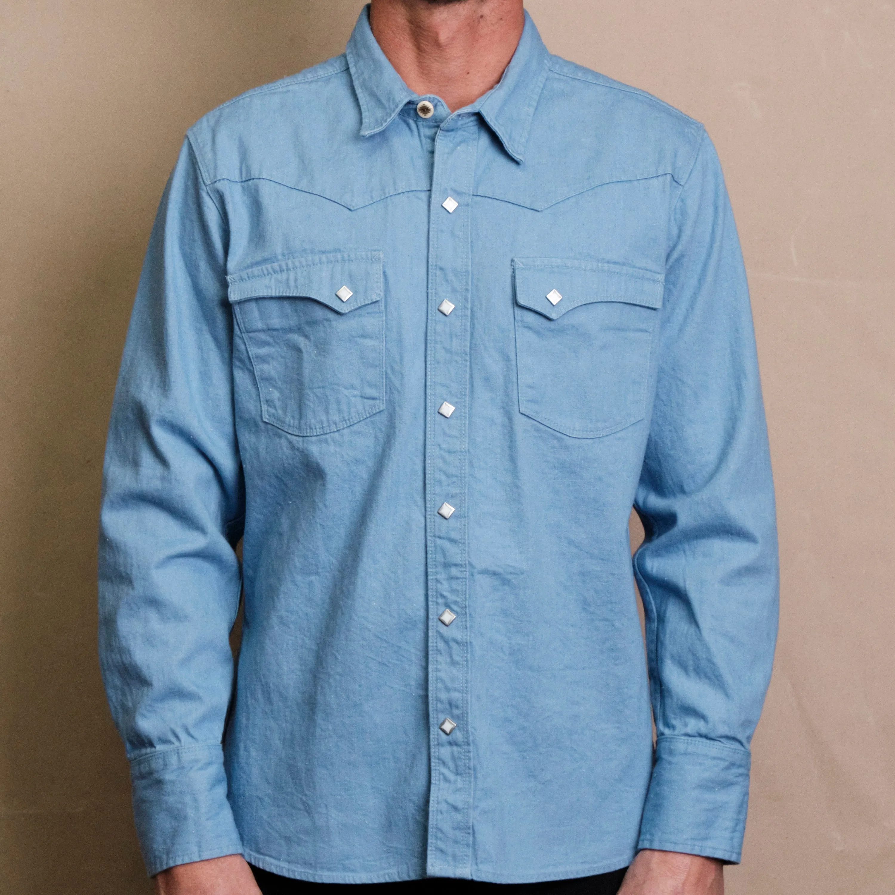 Calico <span> Caspian Blue Denim </span> sold by Freenote Cloth product image thumbnail 3