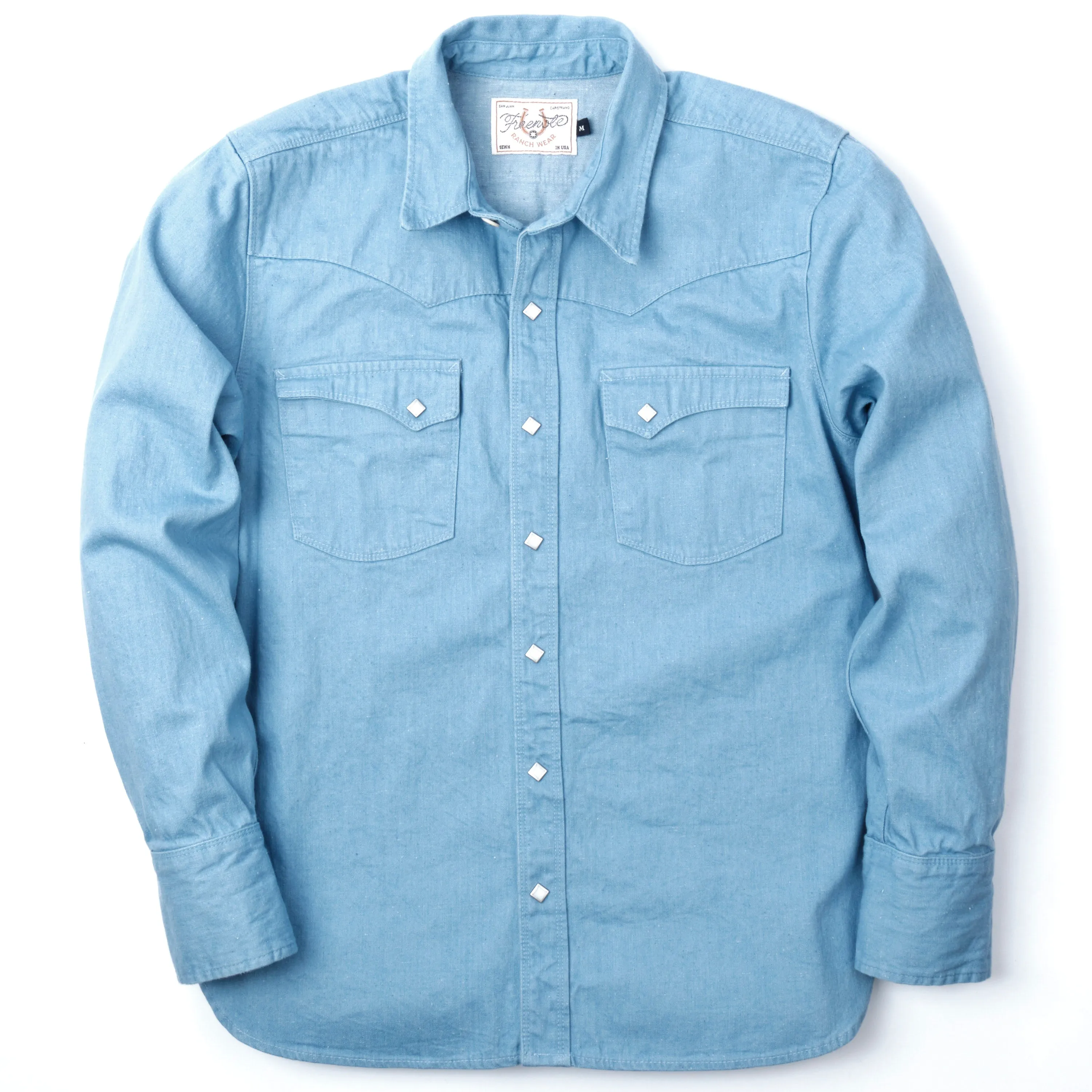 Calico <span> Caspian Blue Denim </span> sold by Freenote Cloth