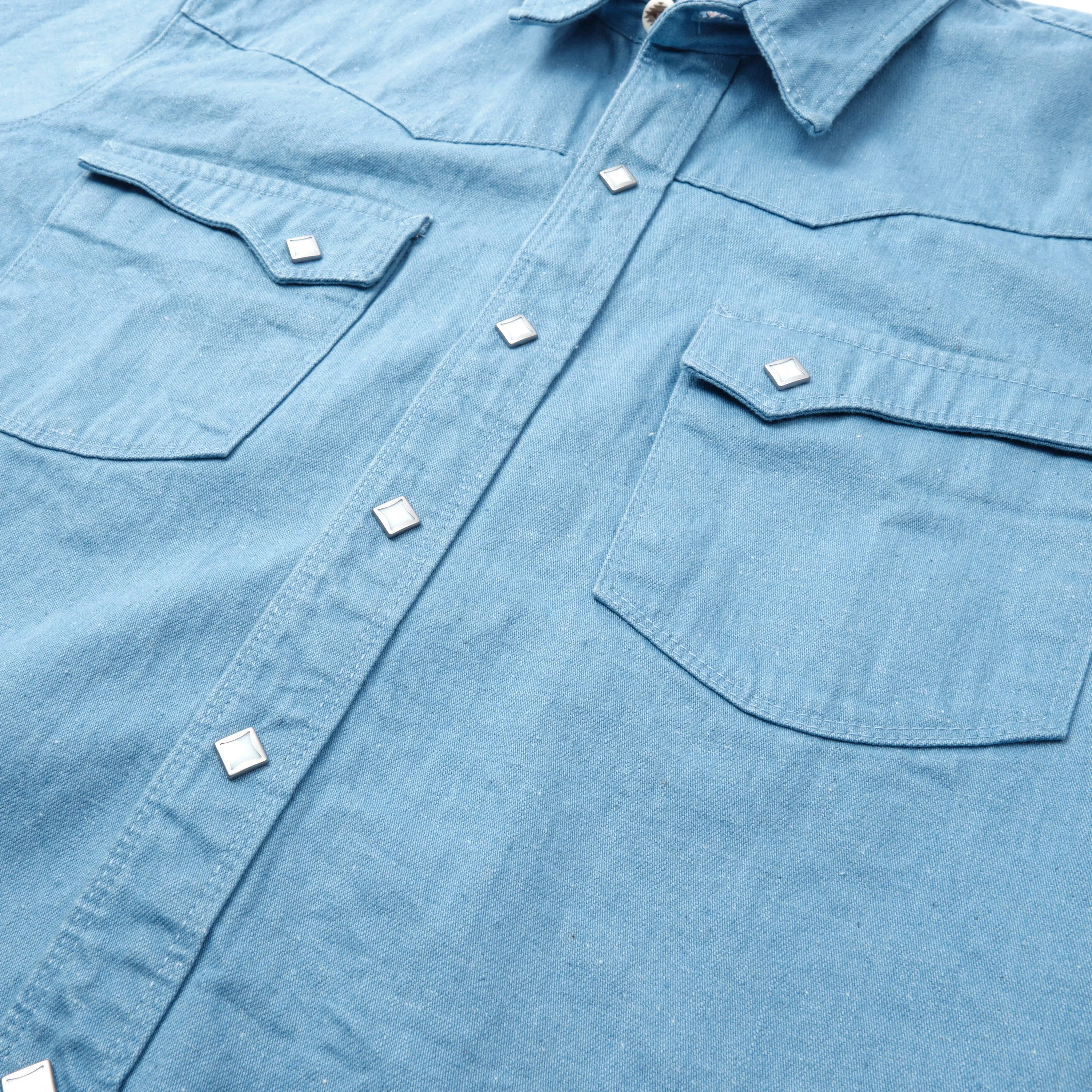 Calico <span> Caspian Blue Denim </span> sold by Freenote Cloth product image thumbnail 4